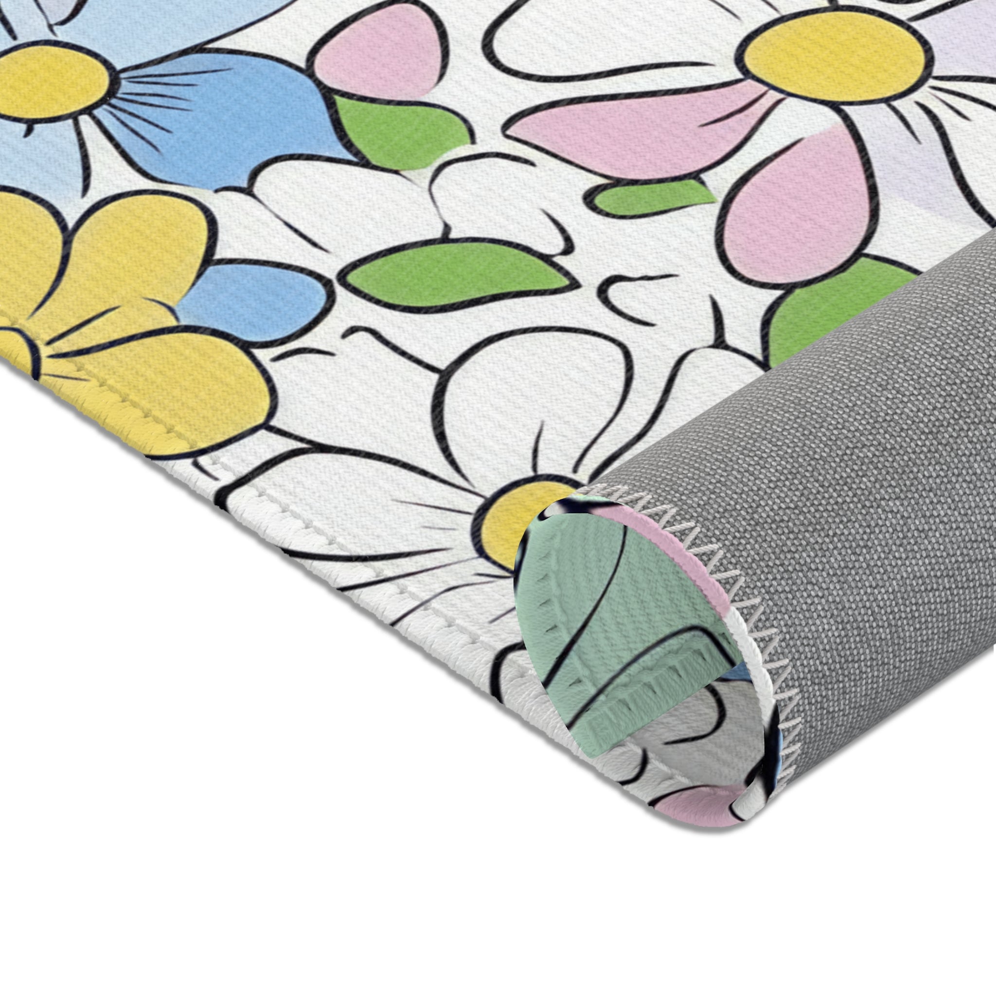 Pastel Floral Area Rug, Artsulli - Art is Long, Life is Short, Home Decor, , , , , , , 