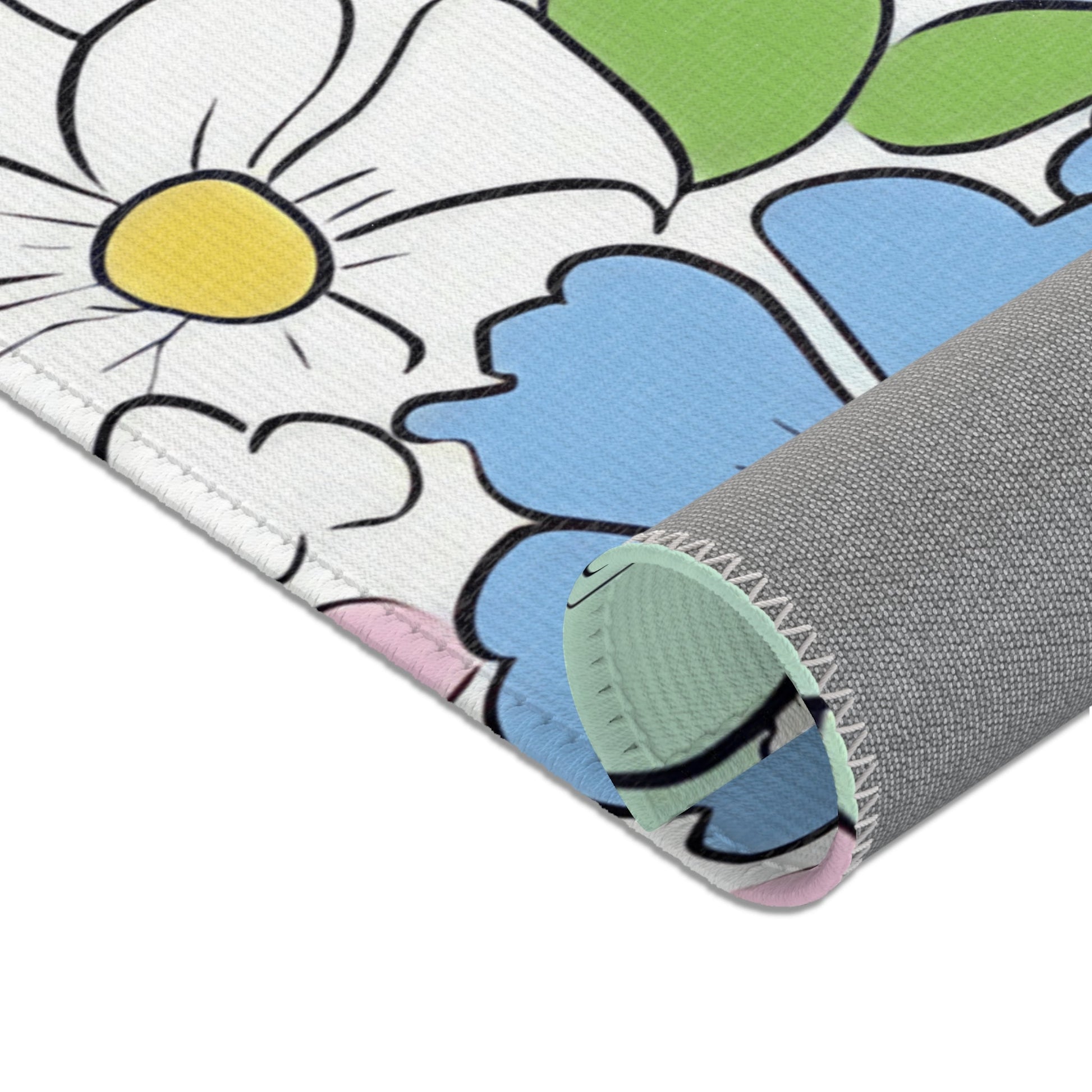 Pastel Floral Area Rug, Artsulli - Art is Long, Life is Short, Home Decor, , , , , , , 