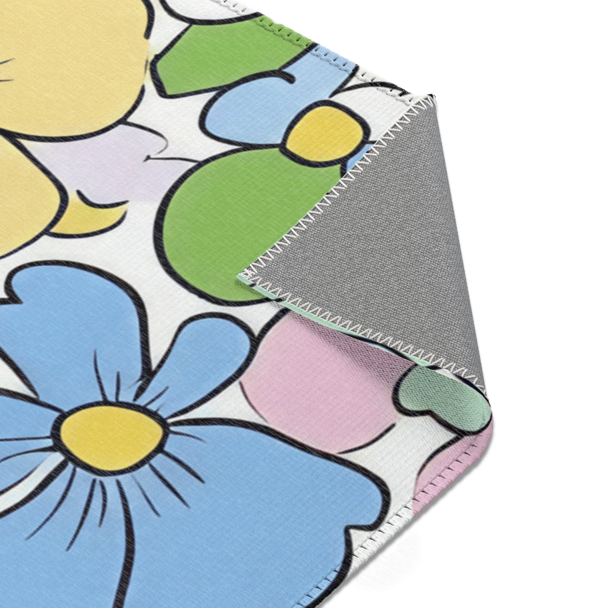 Pastel Floral Area Rug, Artsulli - Art is Long, Life is Short, Home Decor, , , , , , , 