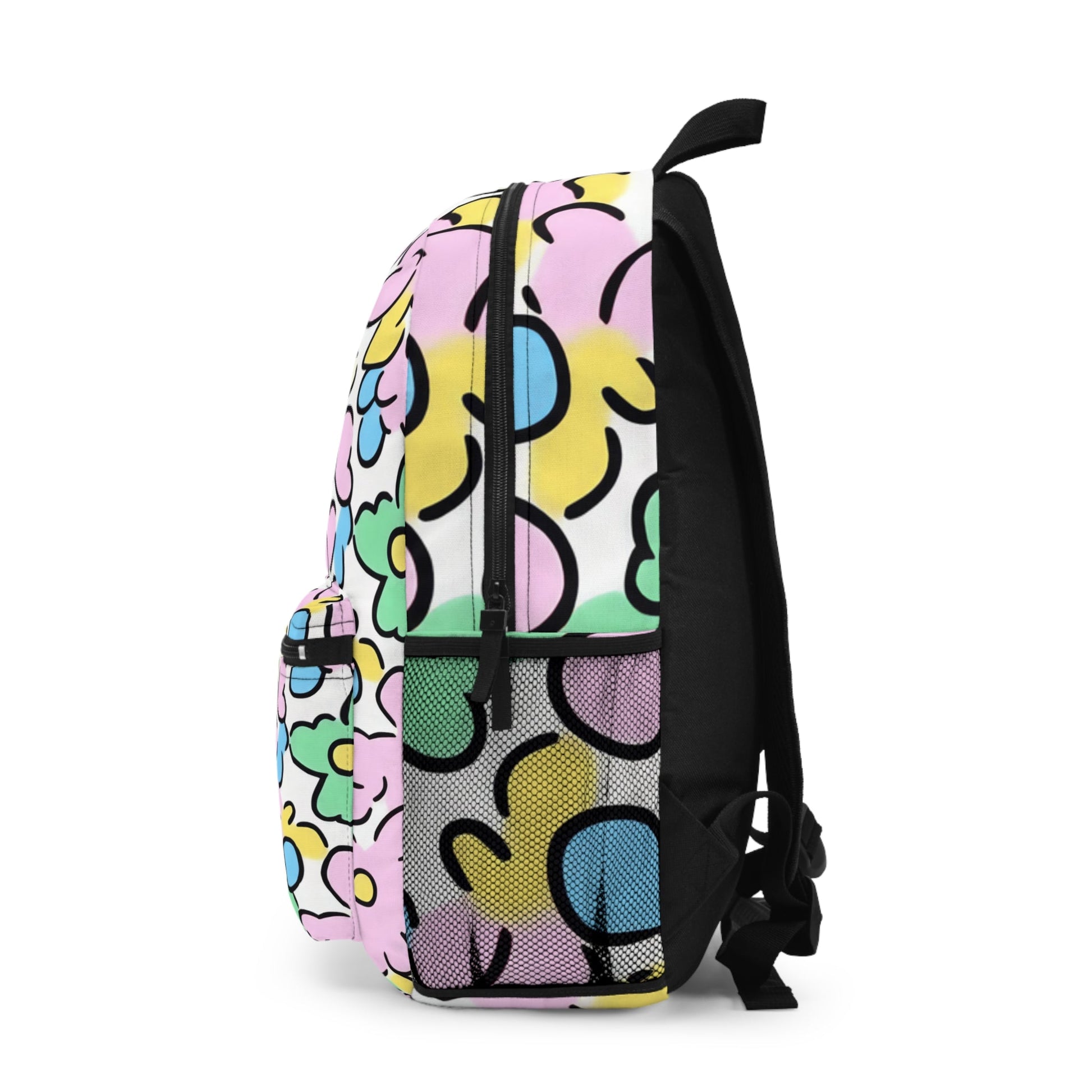 Pastel Floral Backpack, Artsulli - Art is Long, Life is Short, Bags, , , , , , , 