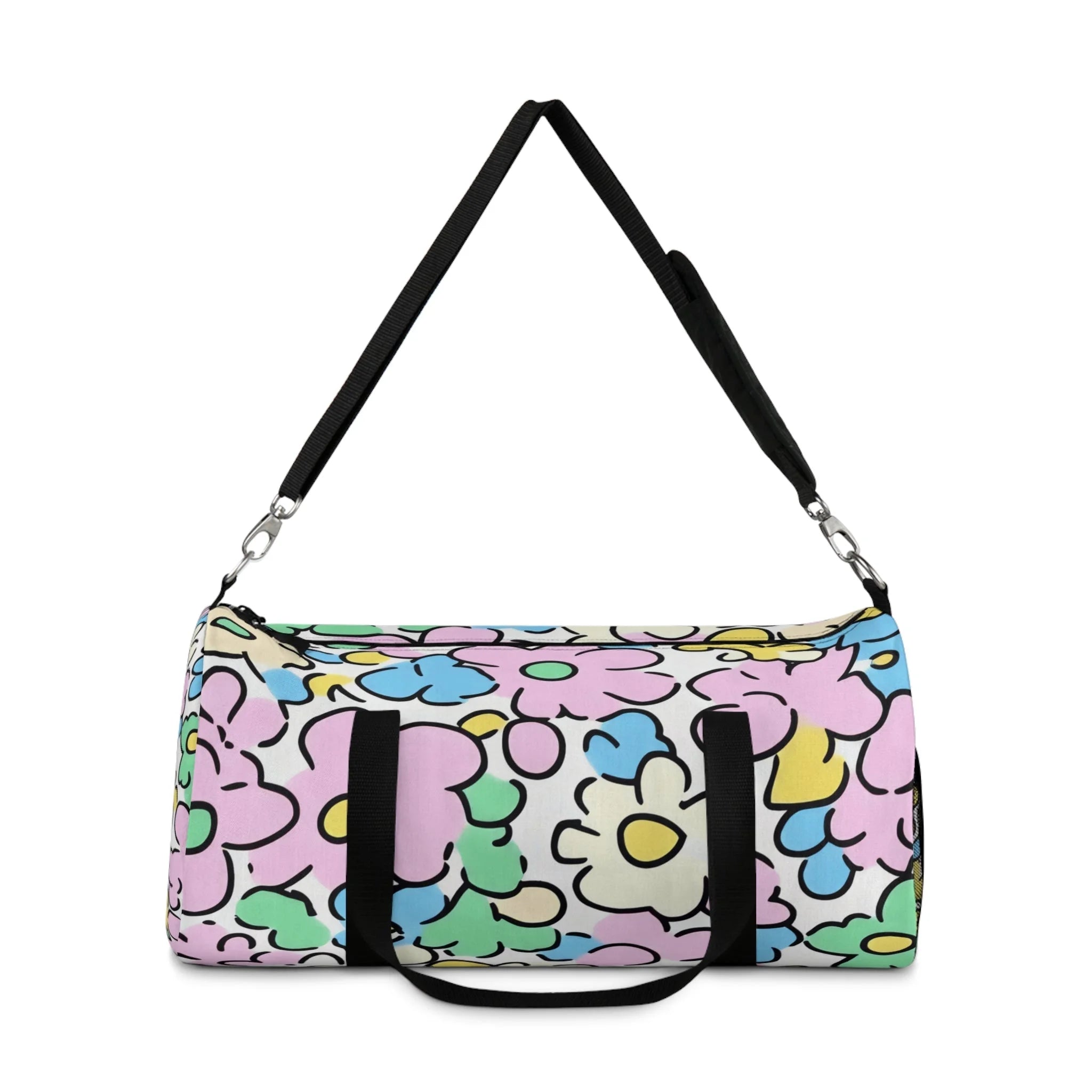 Printify Pastel Floral Duffel Bags 2025