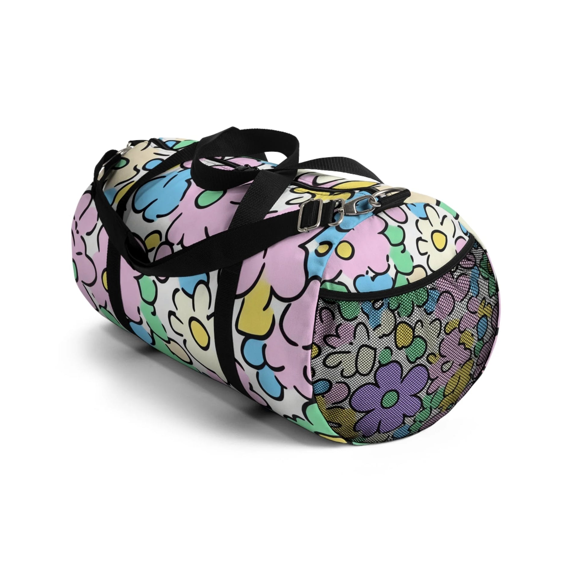 Printify Pastel Floral Duffel Bags 2025