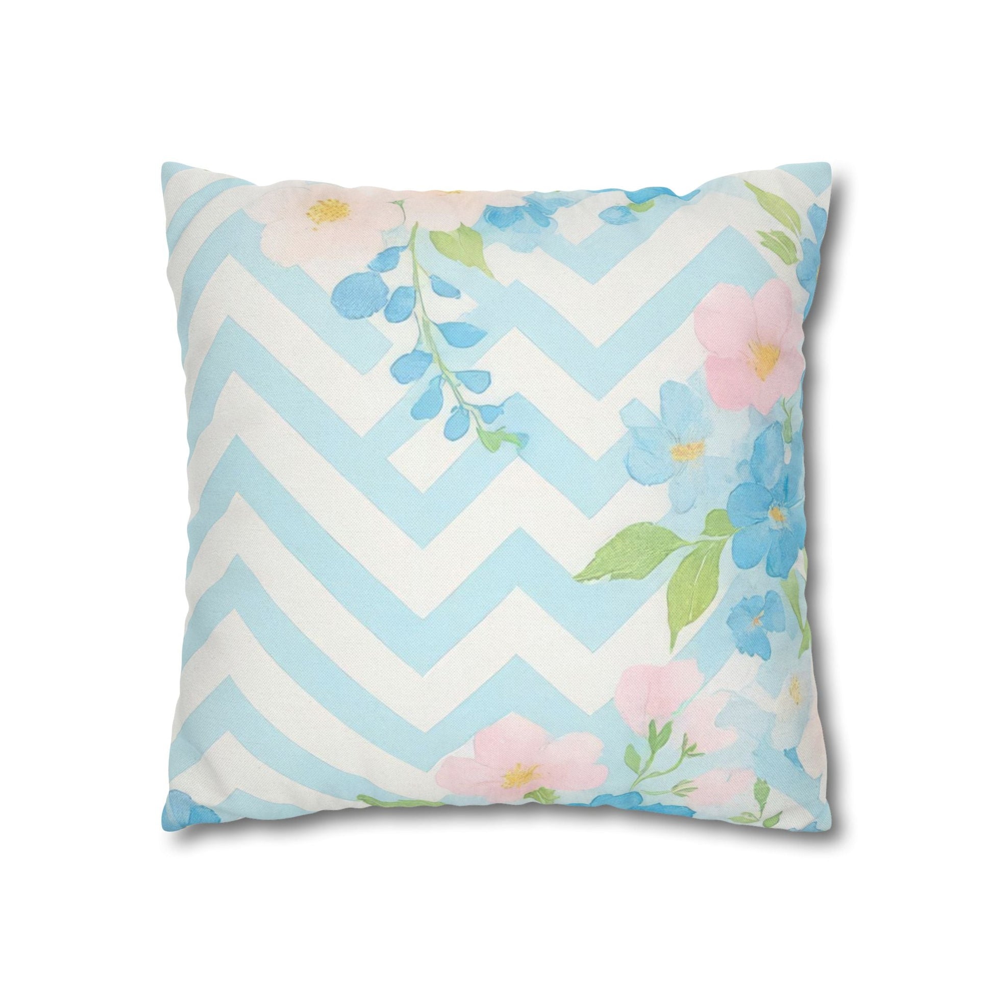 Pastel Floral Square Throw Pillow, Artsulli - Art is Long, Life is Short, Home Decor, , , , , , , 