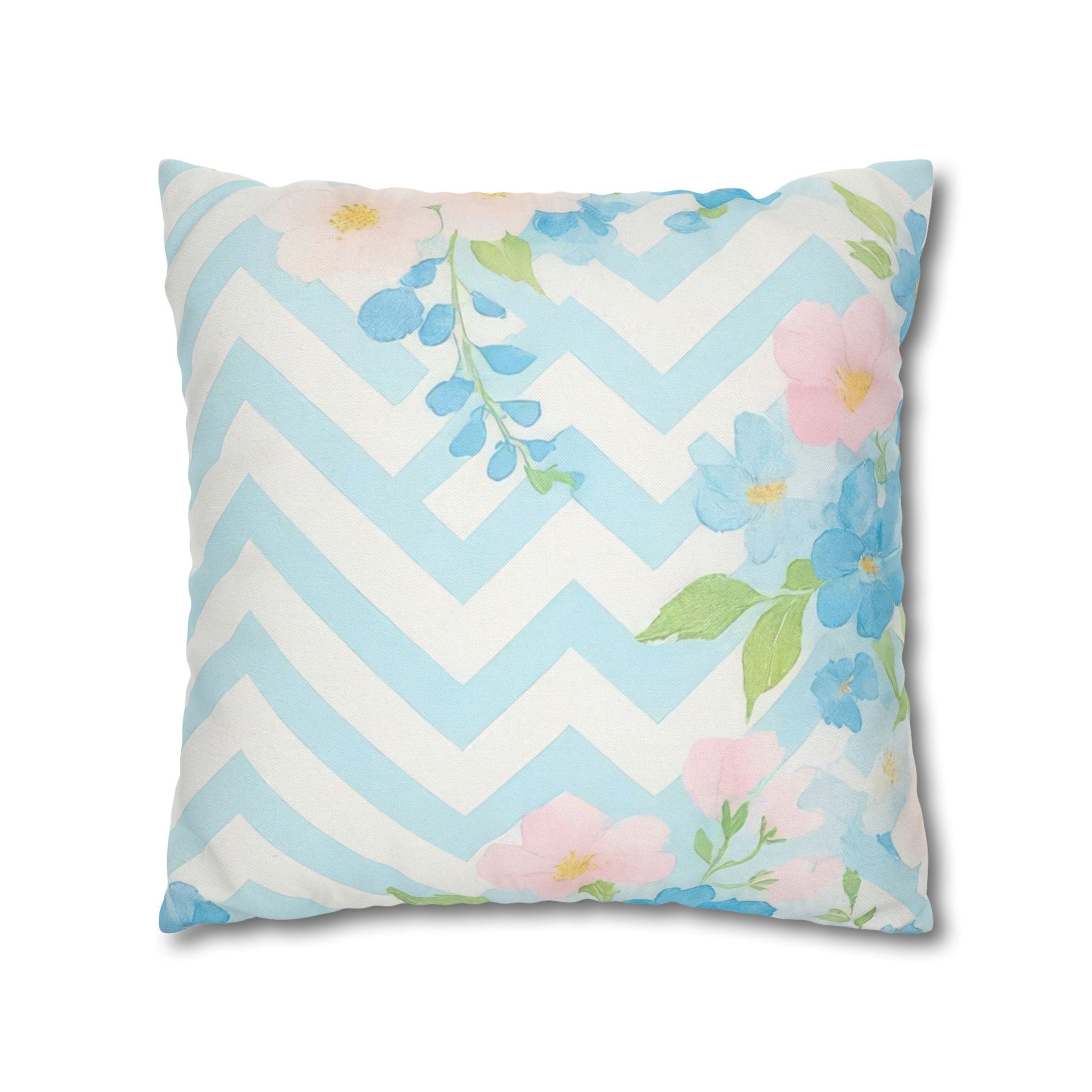 Pastel Floral Square Throw Pillow, Artsulli - Art is Long, Life is Short, Home Decor, , , , , , , 