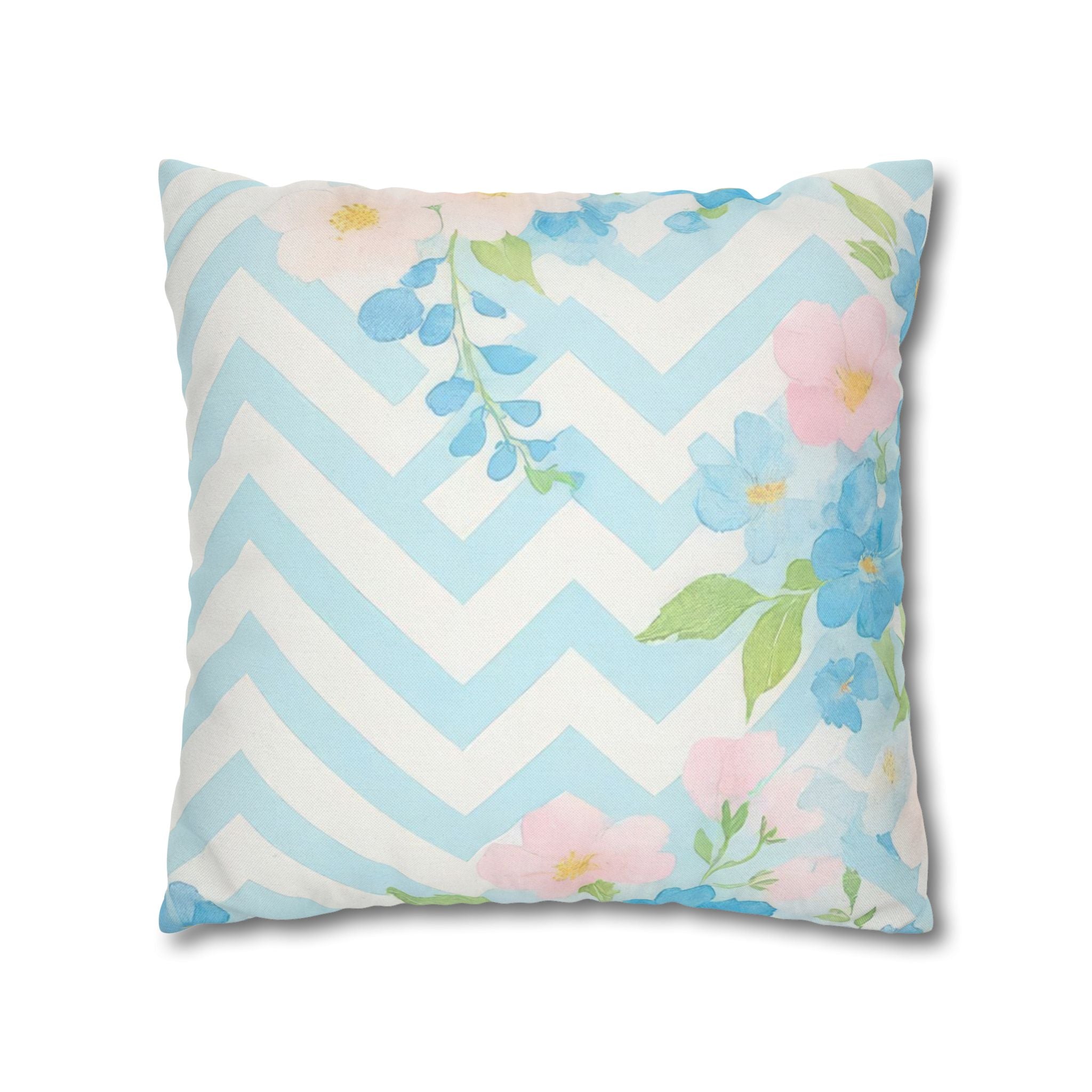 Pastel Floral Square Throw Pillow, Artsulli - Art is Long, Life is Short, Home Decor, , , , , , , 