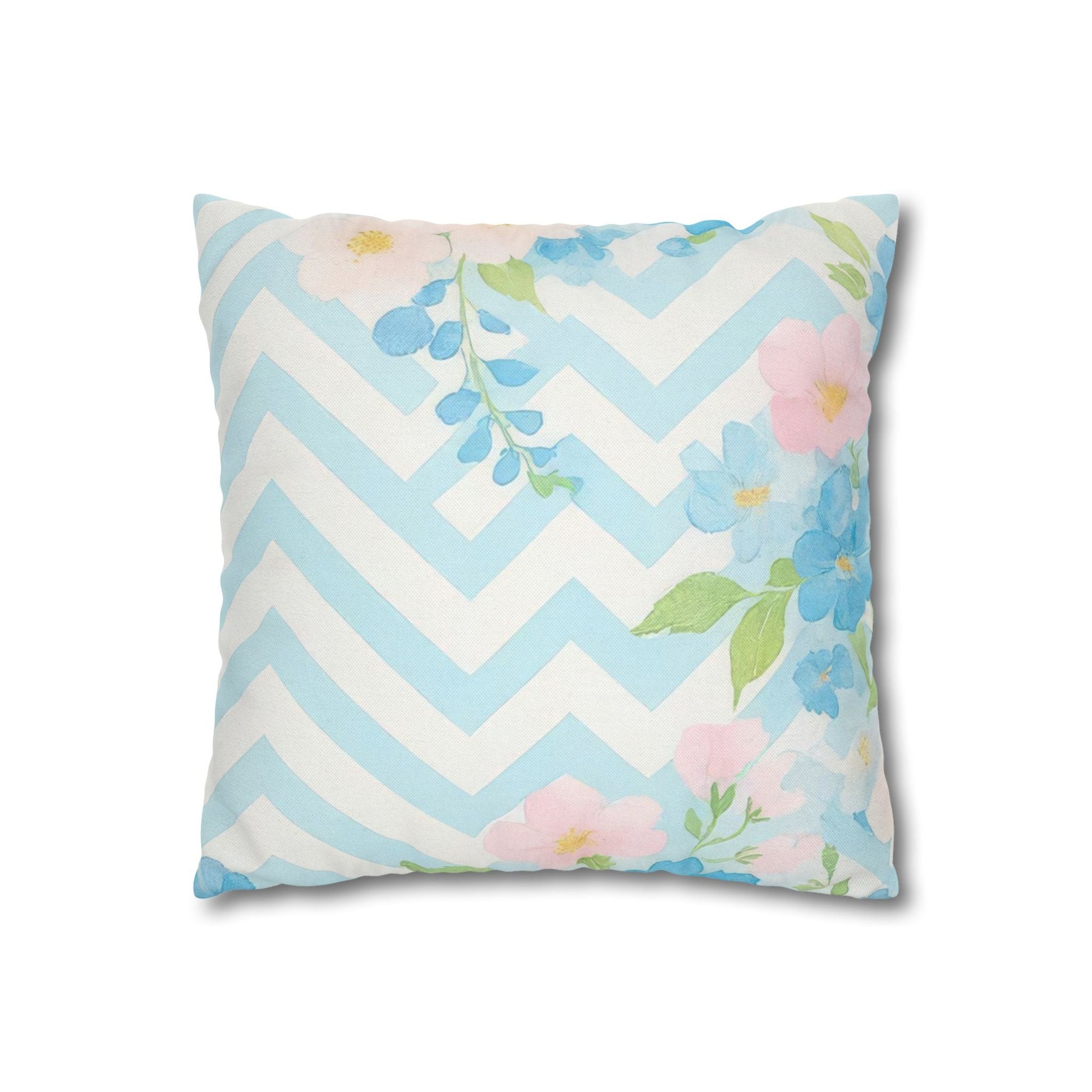 Pastel Floral Square Throw Pillow, Artsulli - Art is Long, Life is Short, Home Decor, , , , , , , 