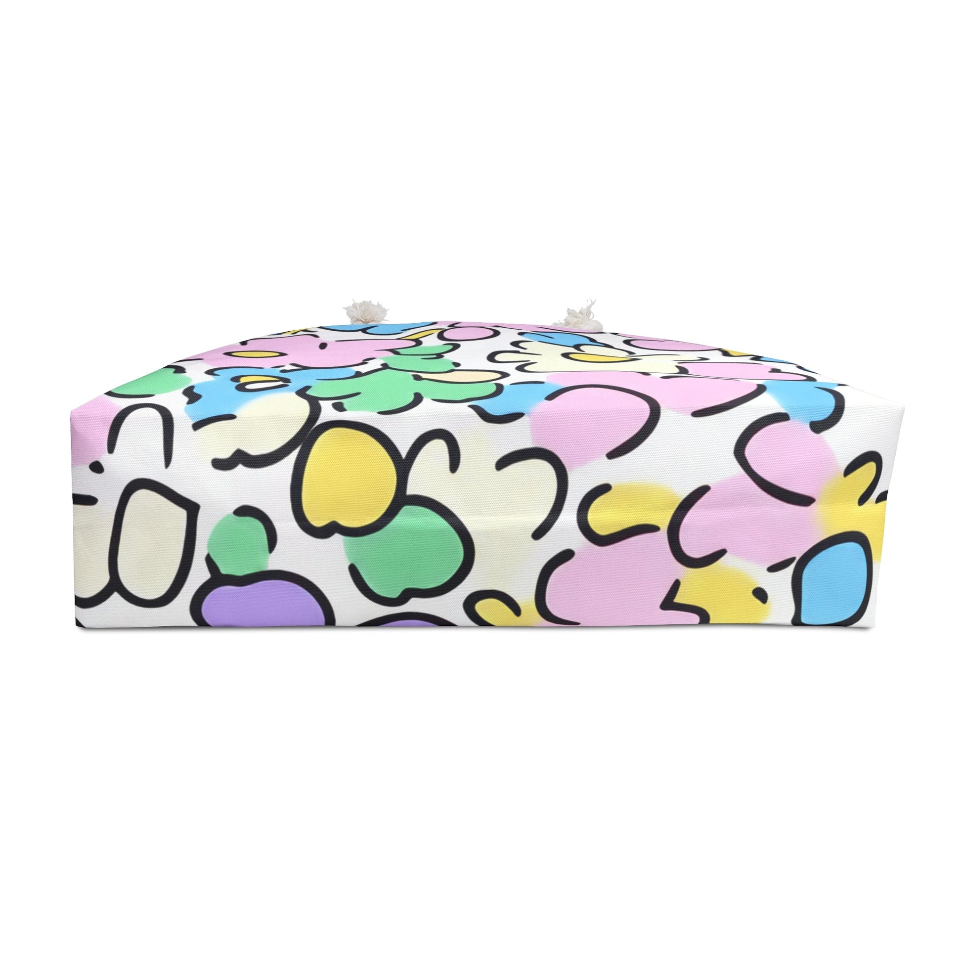 Pastel Floral Weekender Tote, Artsulli - Art is Long, Life is Short, Bags, , , , , , , 