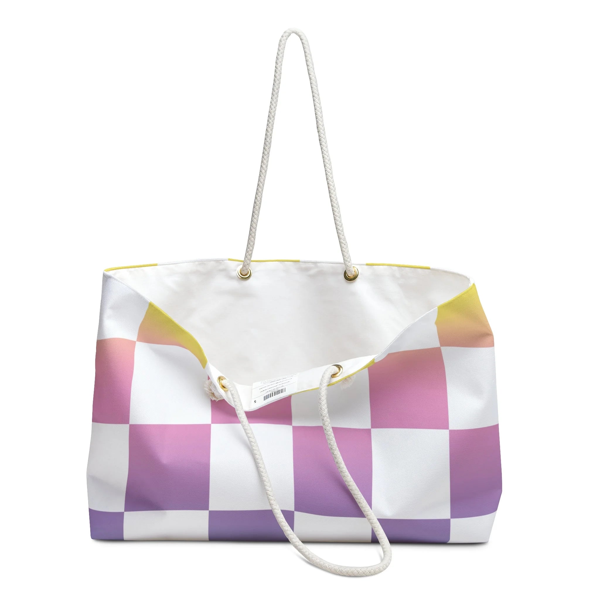 Pastel Geo Oversized Weekender Tote, Artsulli - Art is Long, Life is Short, Bags, , , , , , , 