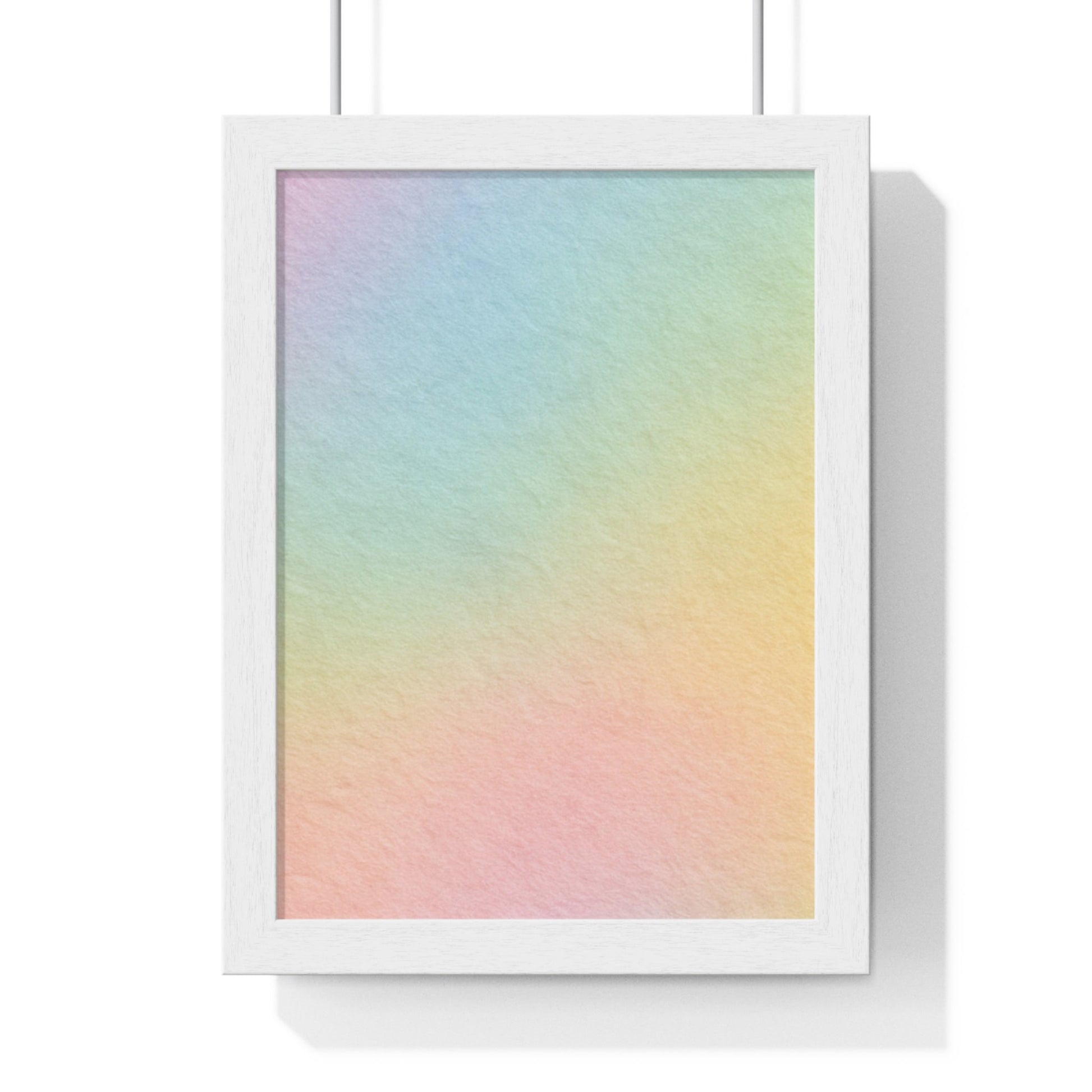 Printify Pastel Gradient Framed Print 2025