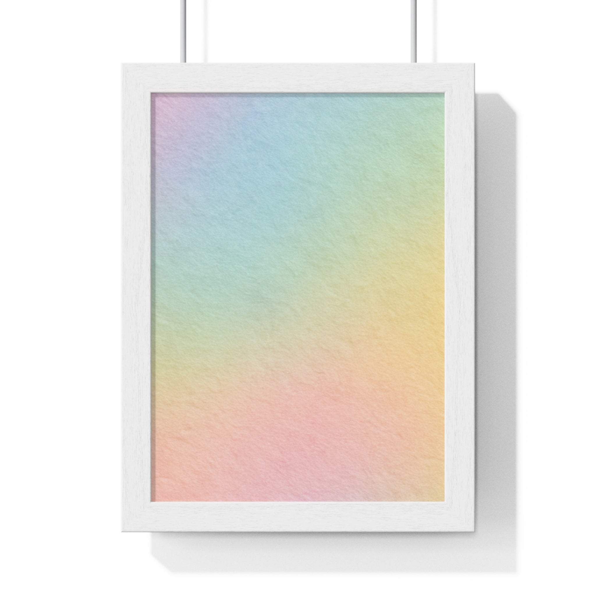 Printify Pastel Gradient Framed Print 2025