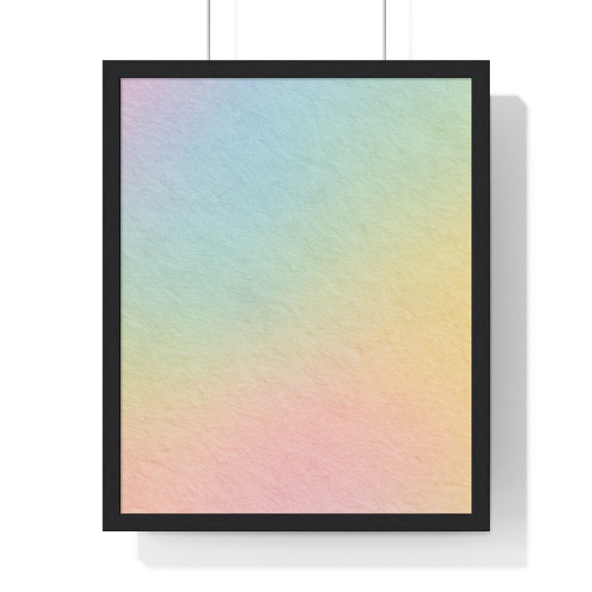 Printify Pastel Gradient Framed Print 2025