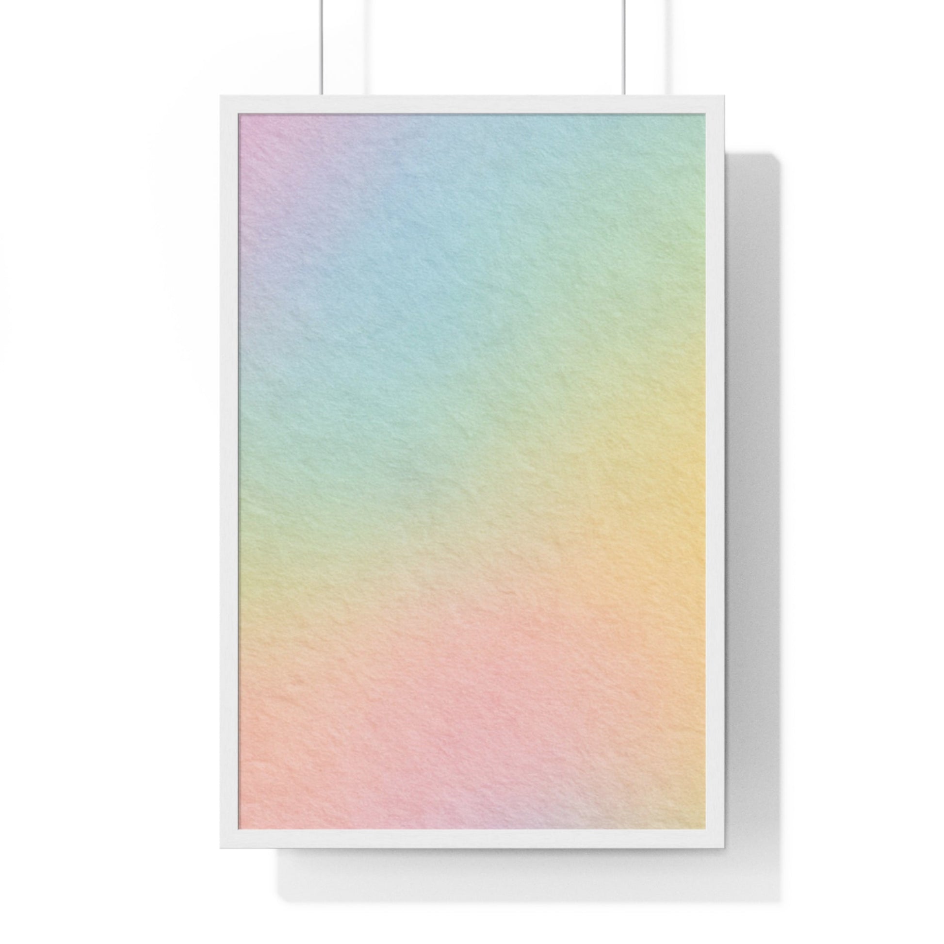 Printify Pastel Gradient Framed Print 2025
