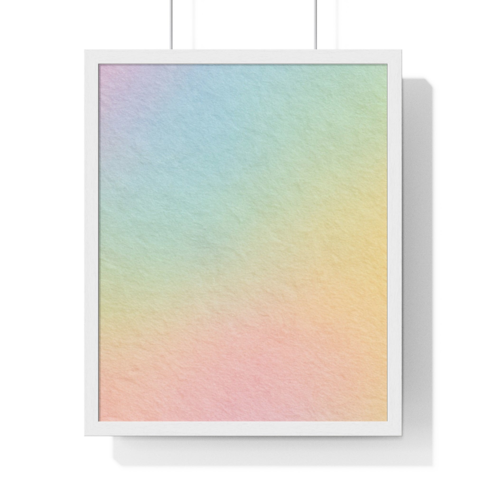 Printify Pastel Gradient Framed Print 2025