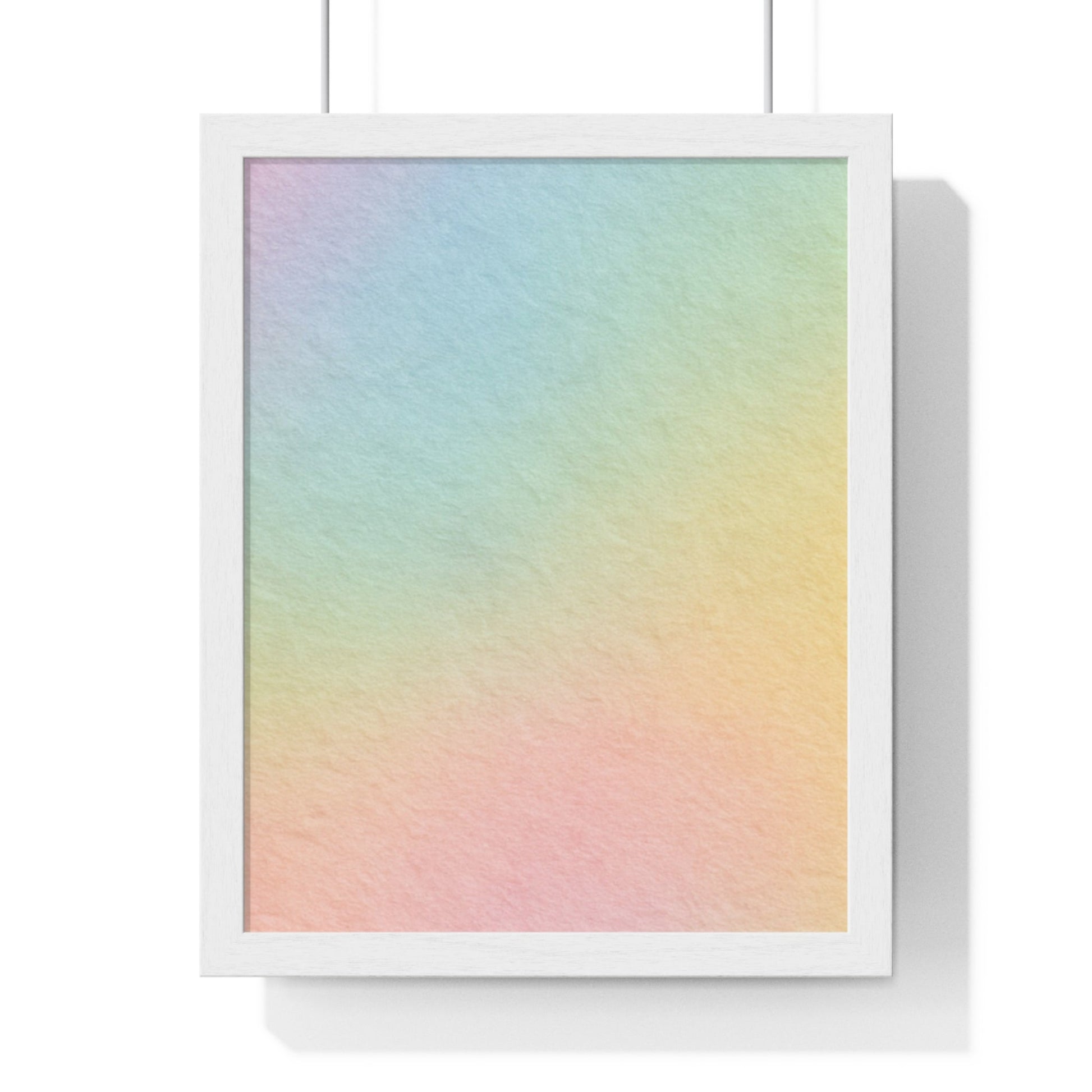 Printify Pastel Gradient Framed Print 2025