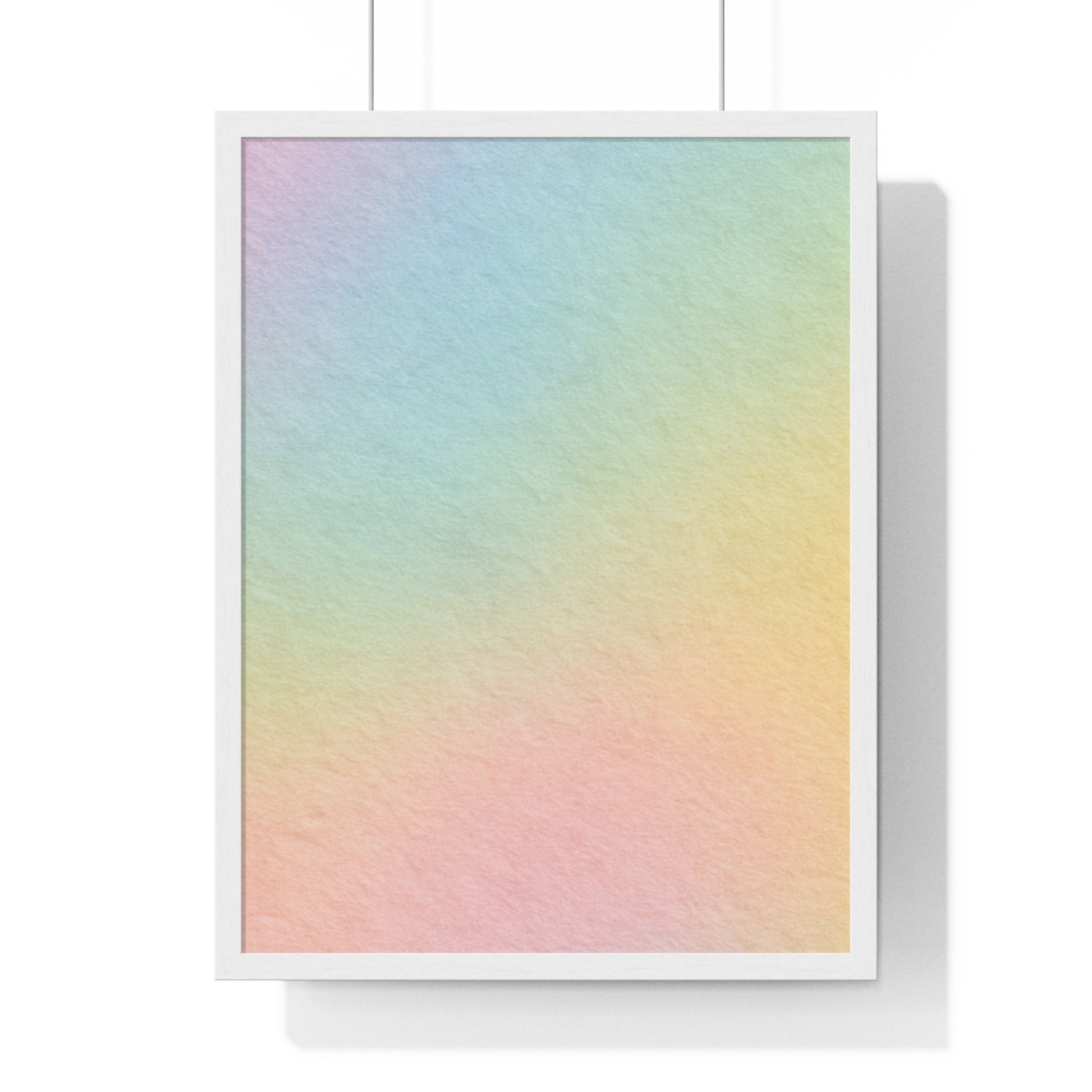 Printify Pastel Gradient Framed Print 2025
