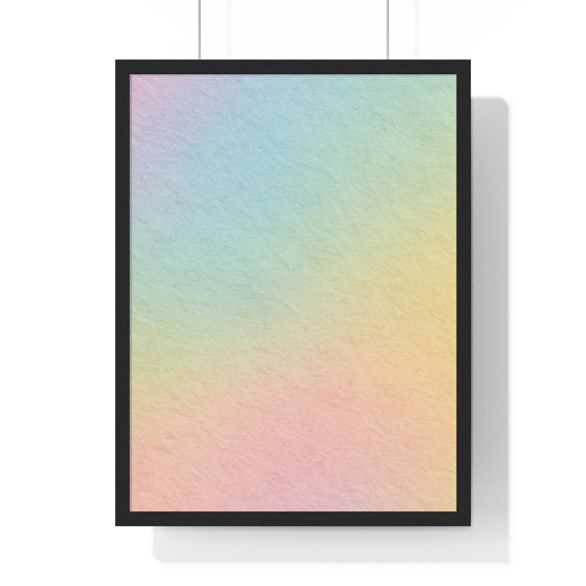 Printify Pastel Gradient Framed Print 2025