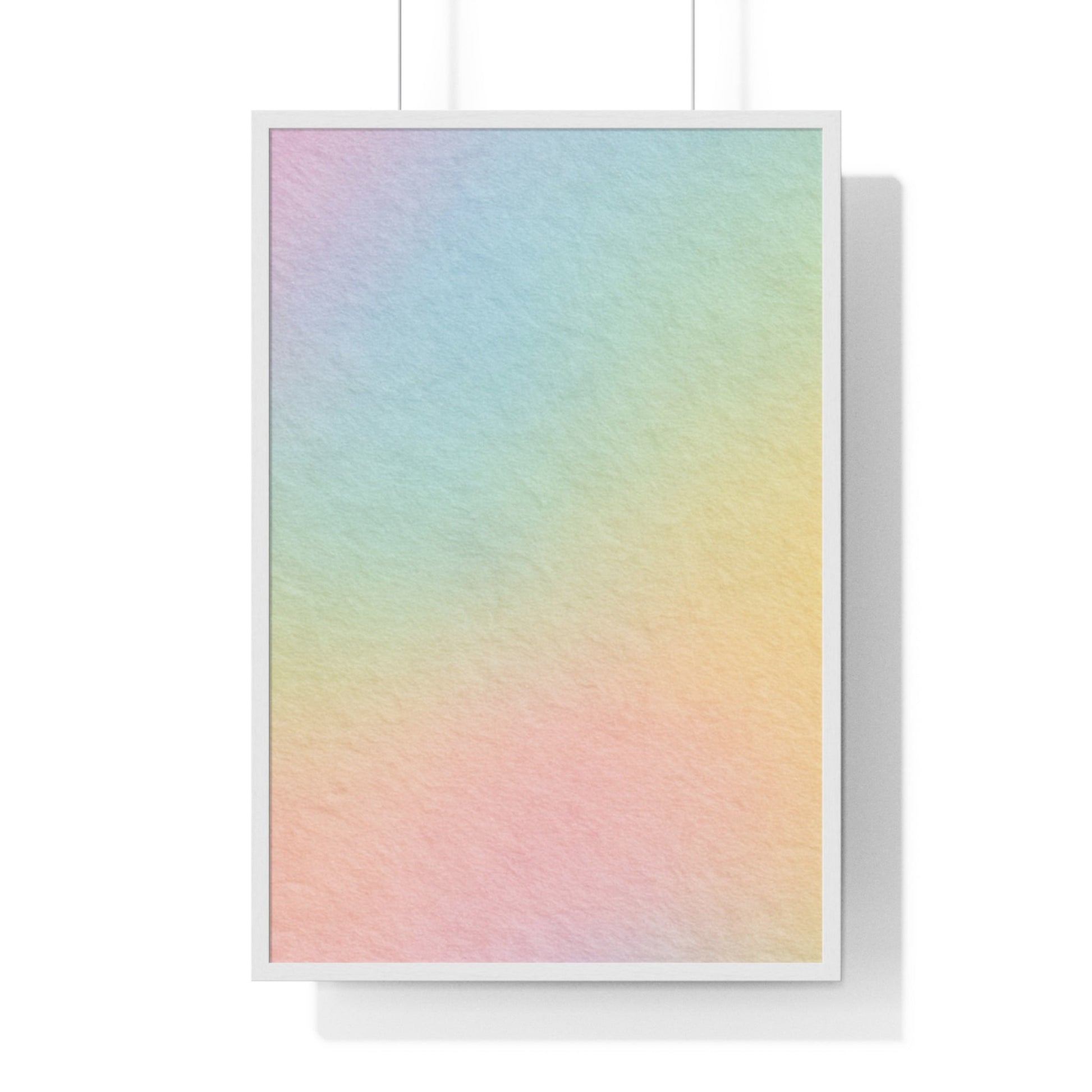 Printify Pastel Gradient Framed Print 2025
