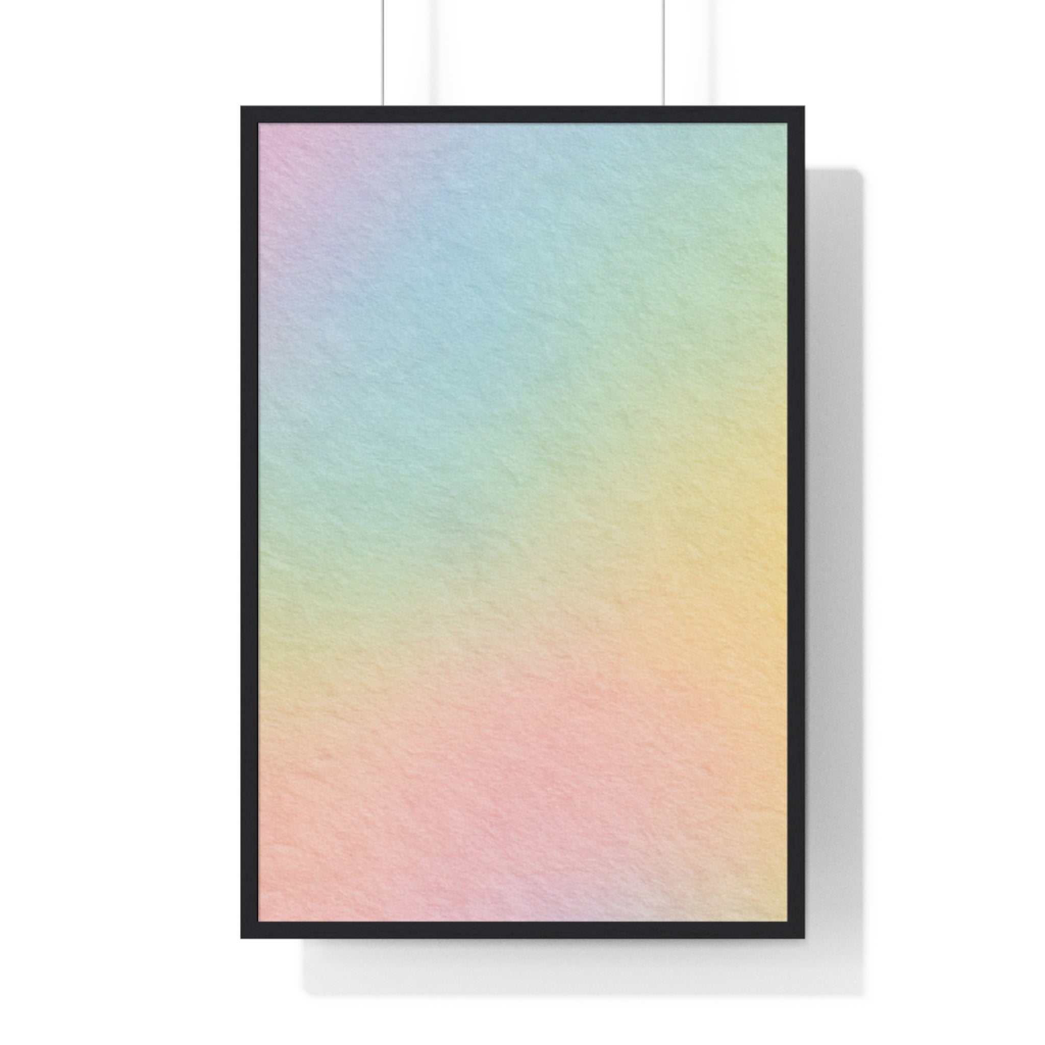 Printify Pastel Gradient Framed Print 2025