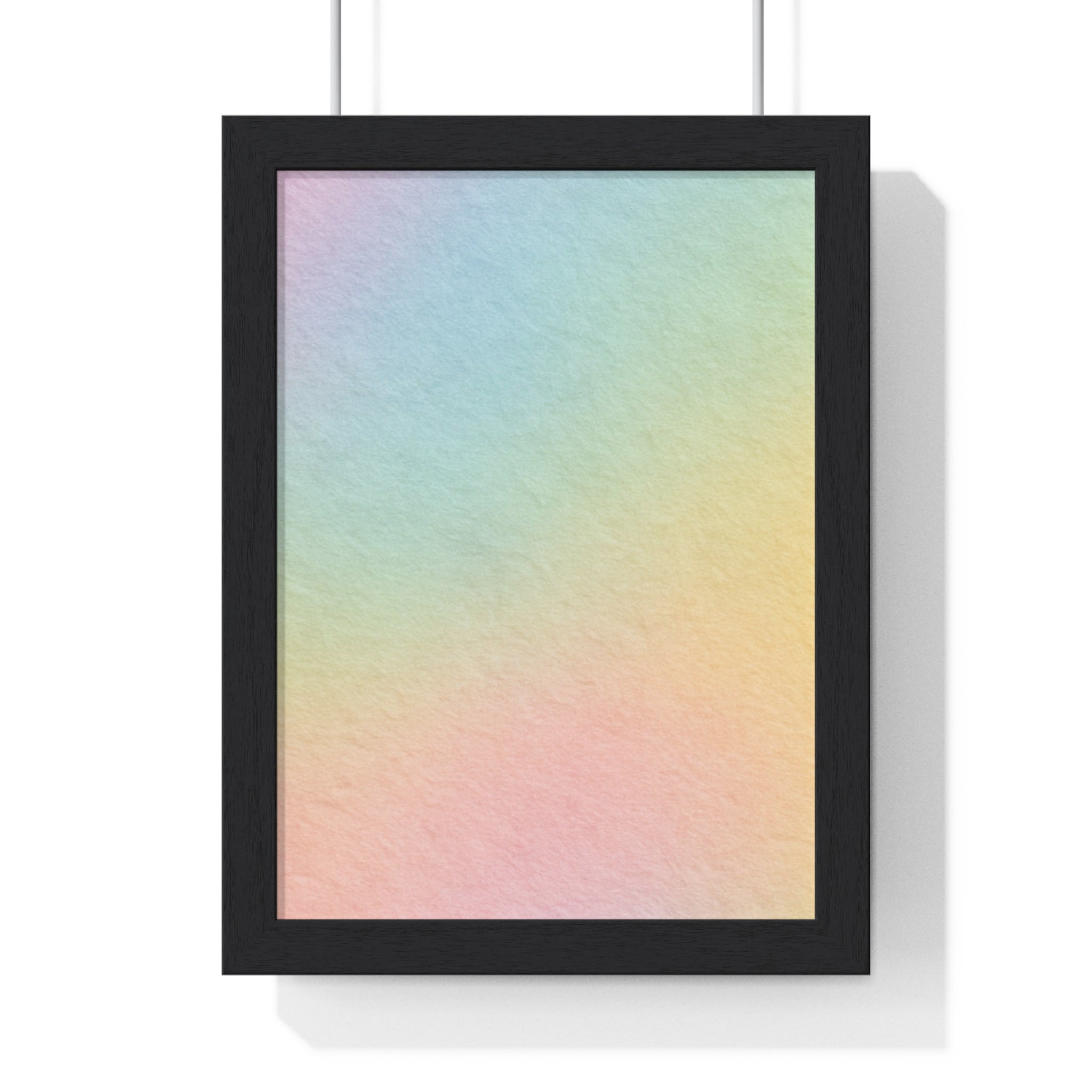 Printify Pastel Gradient Framed Print 2025