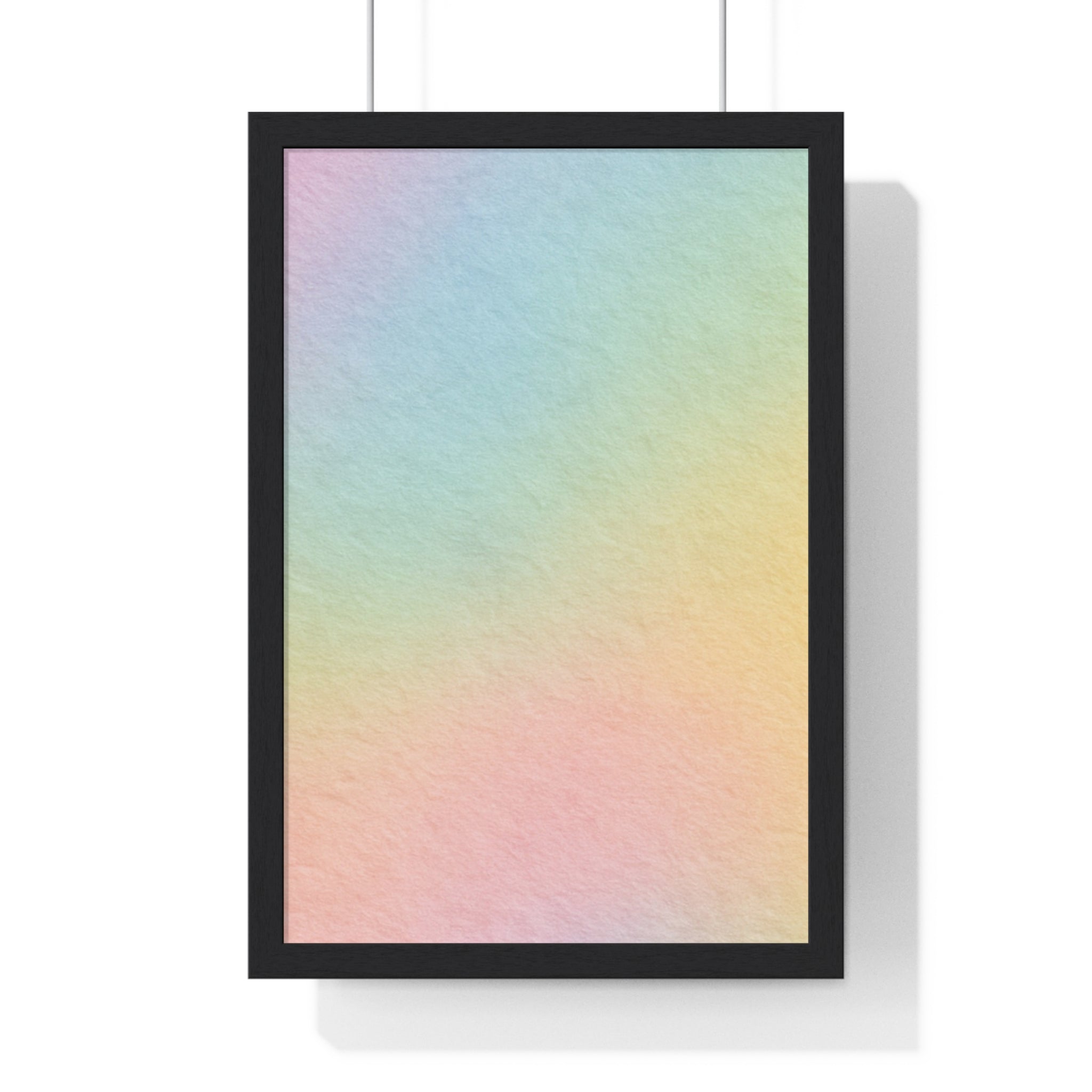 Printify Pastel Gradient Framed Print 2025