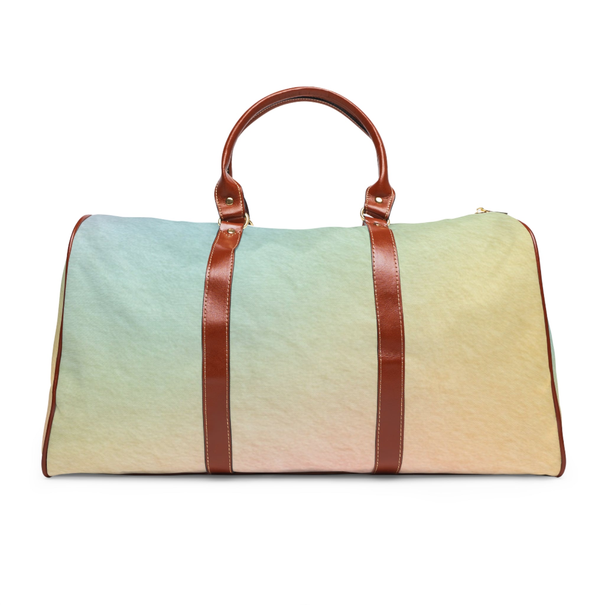 Printify Pastel Rainbow Duffel Travel Bag 2025