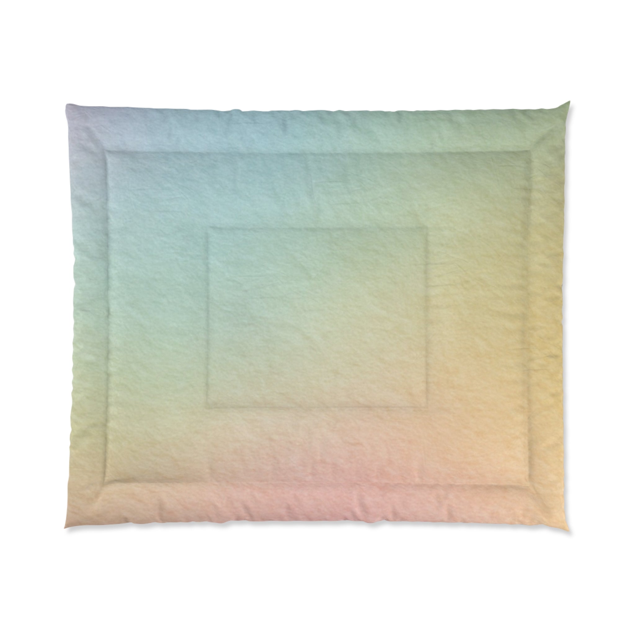 Printify Pastel Rainbow Gradient Comforter 2025