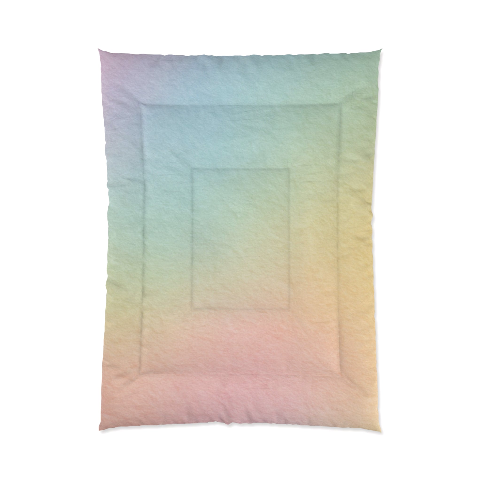 Printify Pastel Rainbow Gradient Comforter 2025