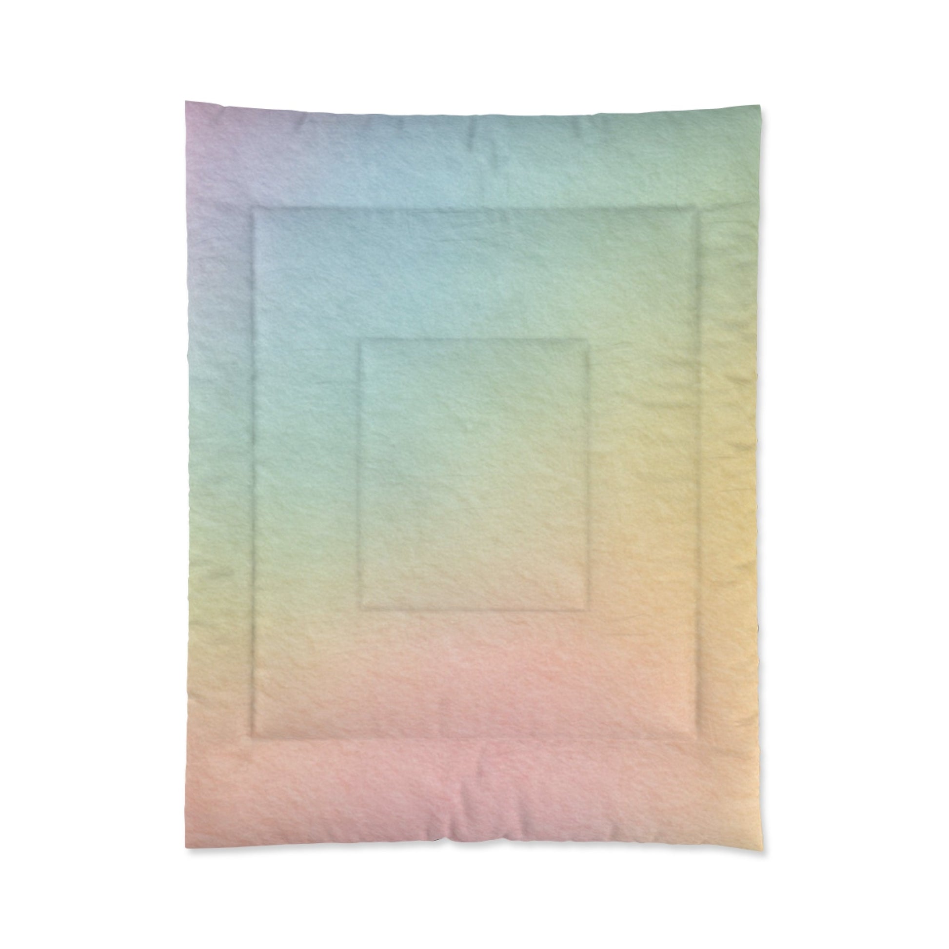 Printify Pastel Rainbow Gradient Comforter 2025