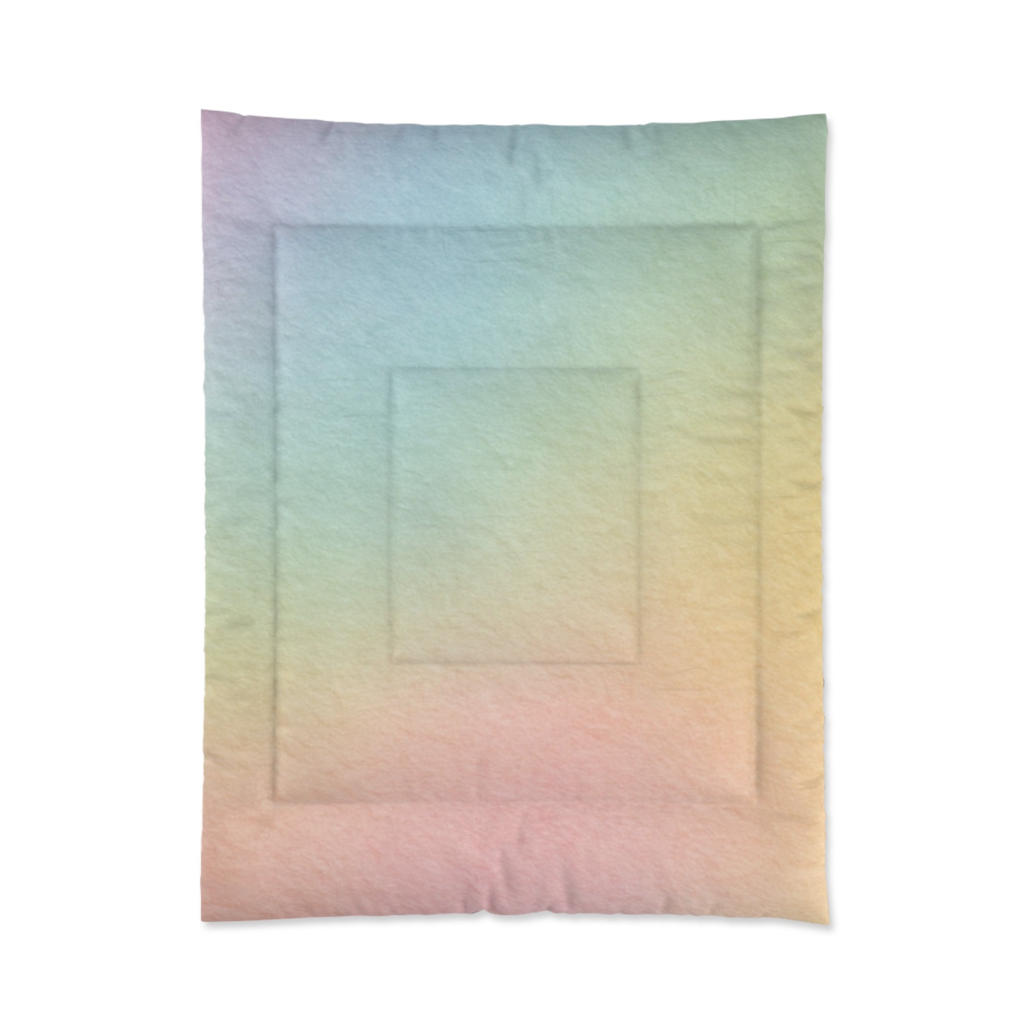 Printify Pastel Rainbow Gradient Comforter 2025