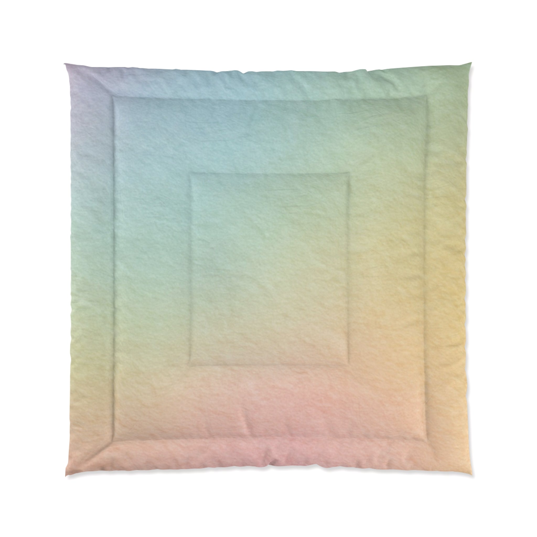 Printify Pastel Rainbow Gradient Comforter 2025