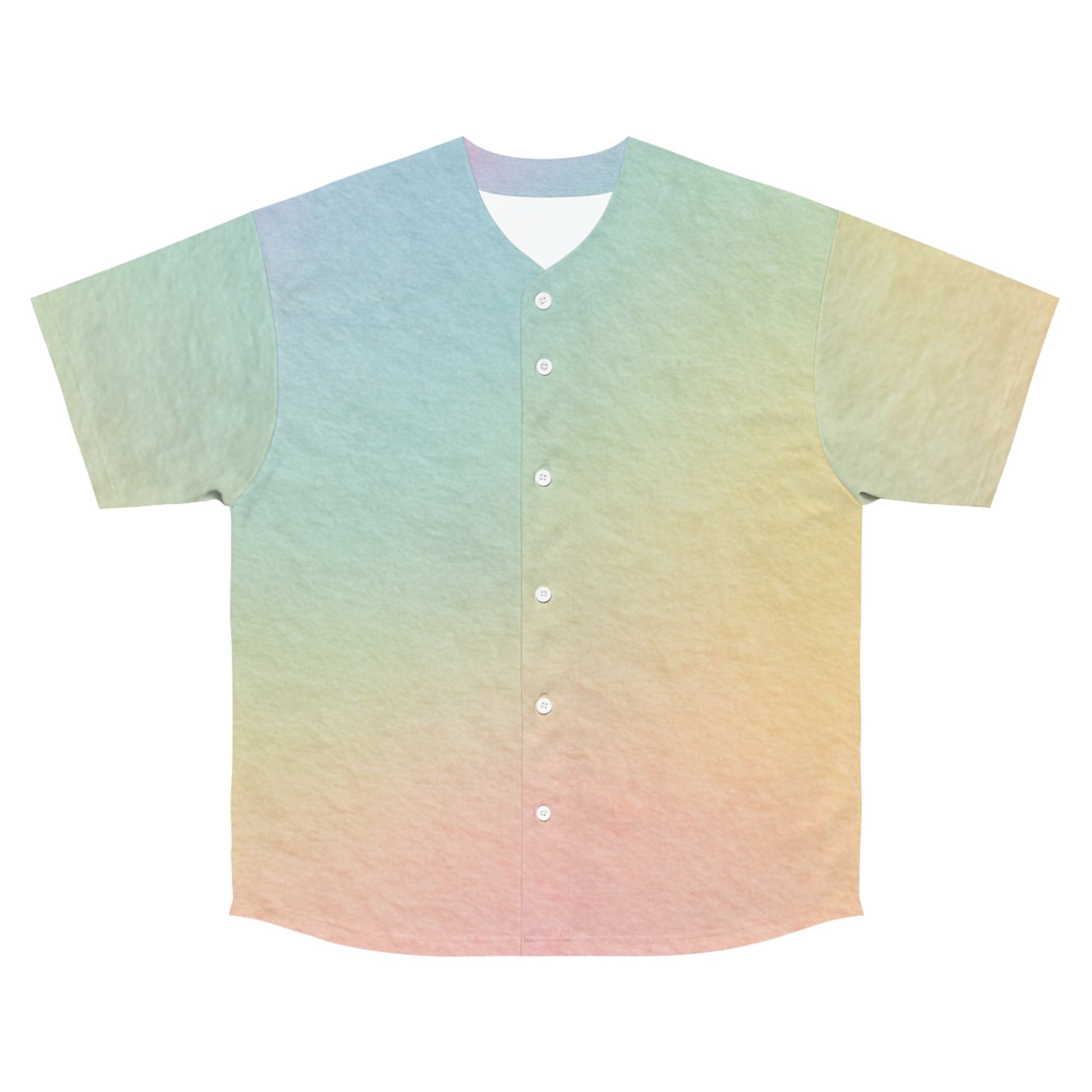 Printify Pastel Rainbow Ombré Baseball Jersey 2025