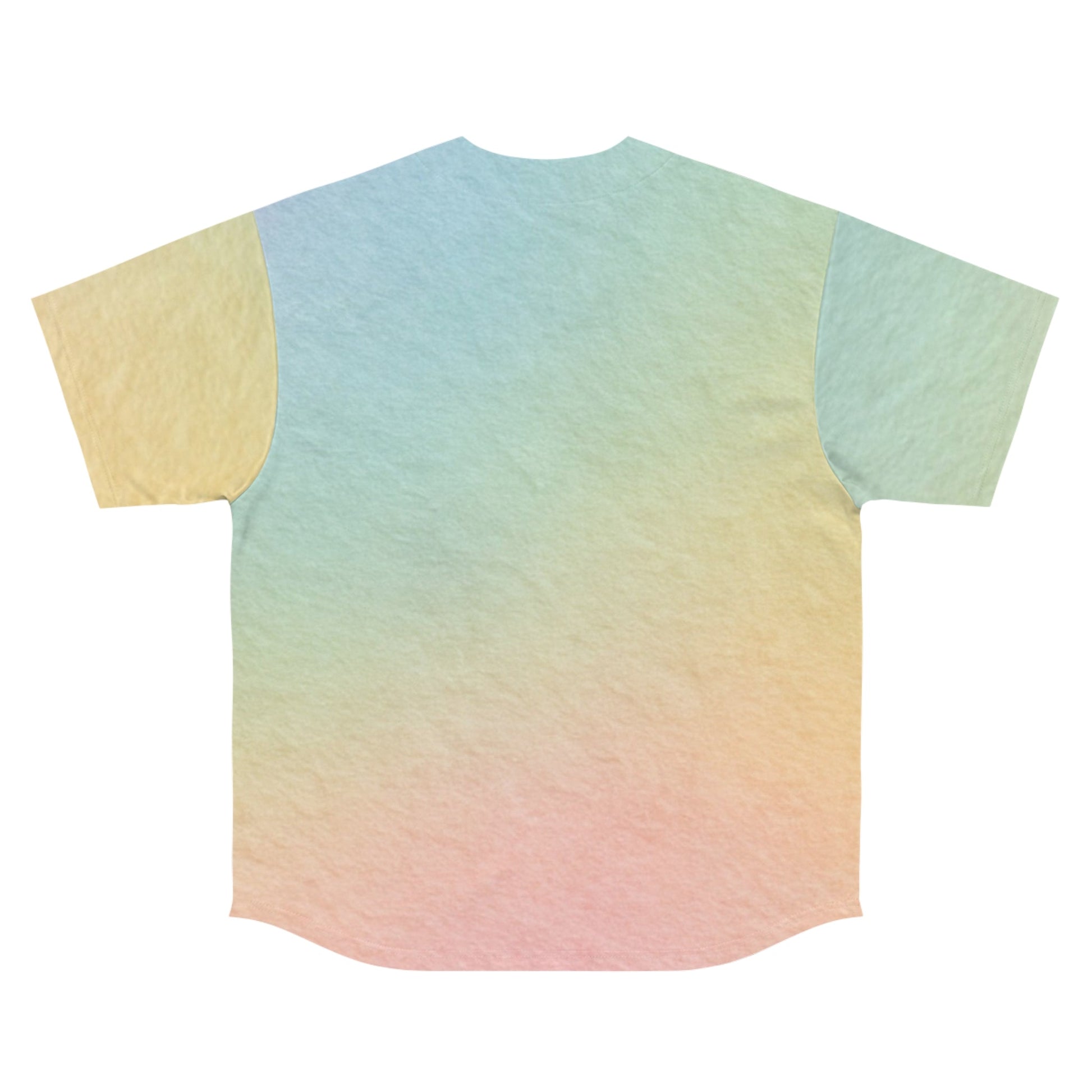 Printify Pastel Rainbow Ombré Baseball Jersey 2025