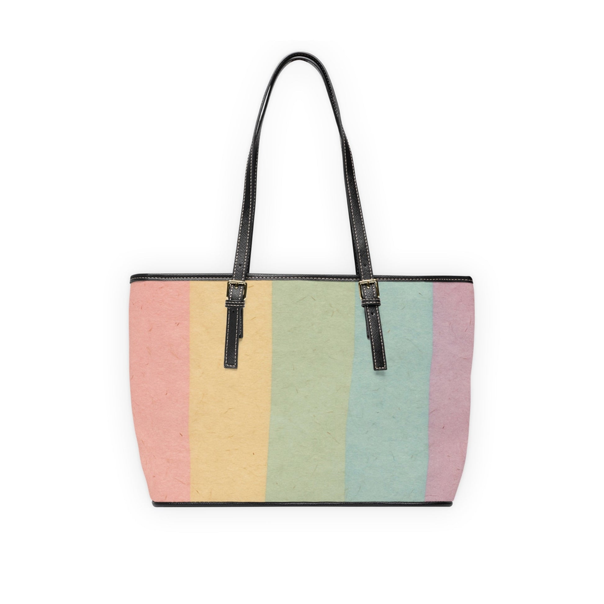 Pastel Rainbow Stripe Shoulder Bag, Artsulli - Art is Long, Life is Short, Bags, , , , , , , 