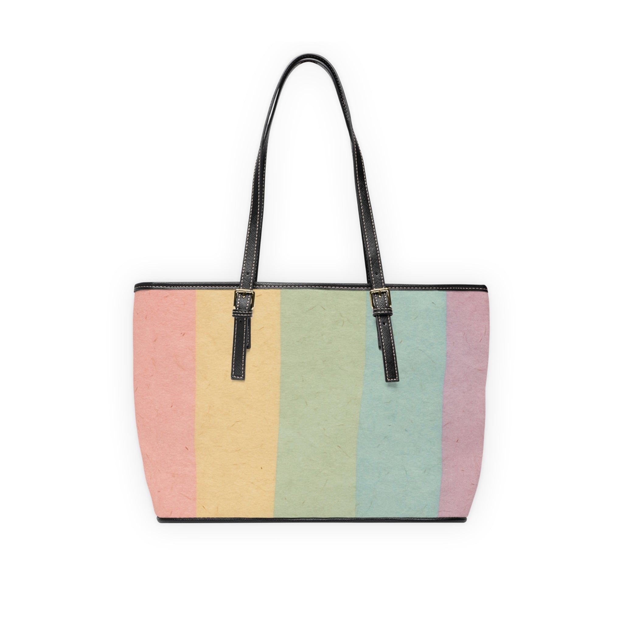 Pastel Rainbow Stripe Shoulder Bag, Artsulli - Art is Long, Life is Short, Bags, , , , , , , 
