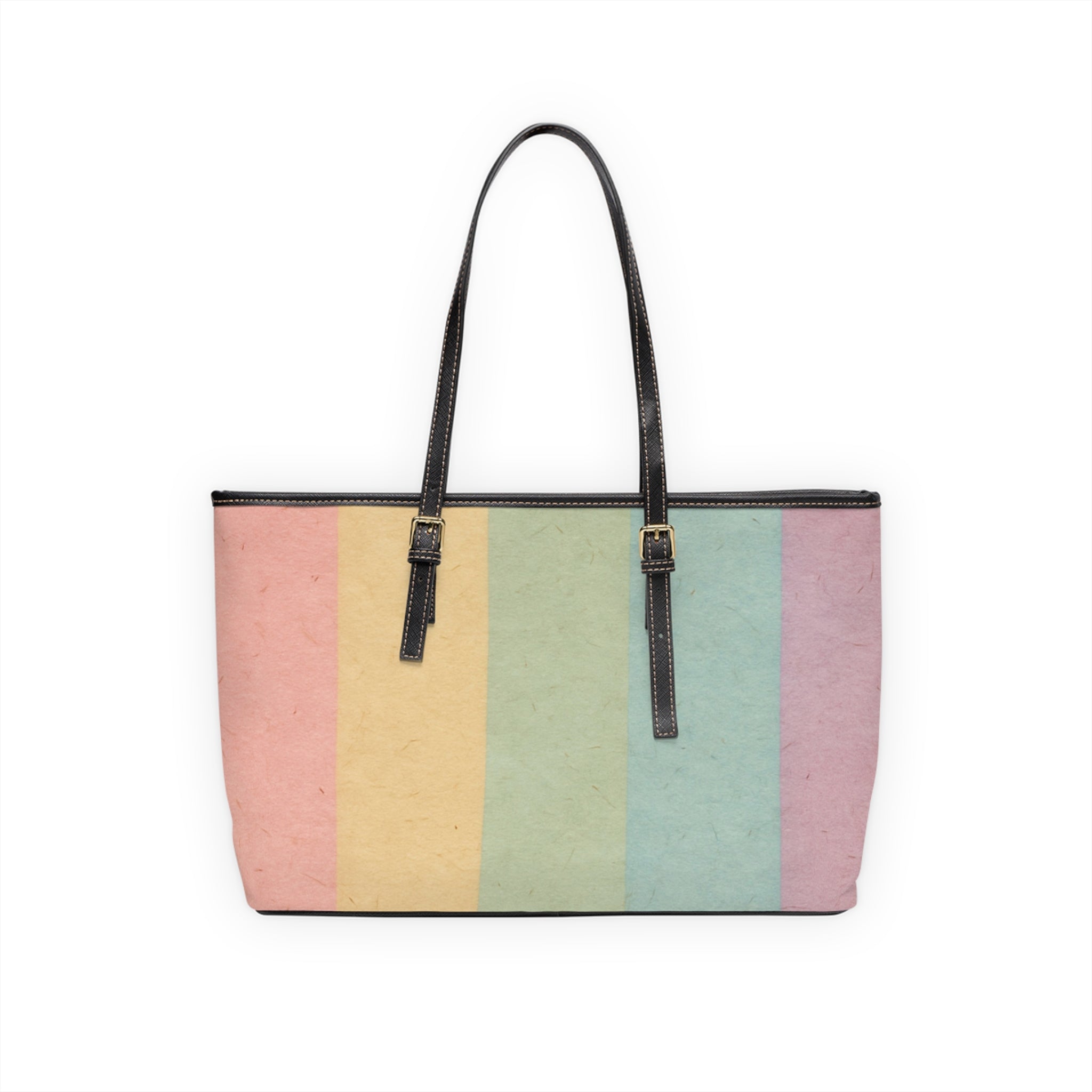 Pastel Rainbow Stripe Shoulder Bag, Artsulli - Art is Long, Life is Short, Bags, , , , , , , 