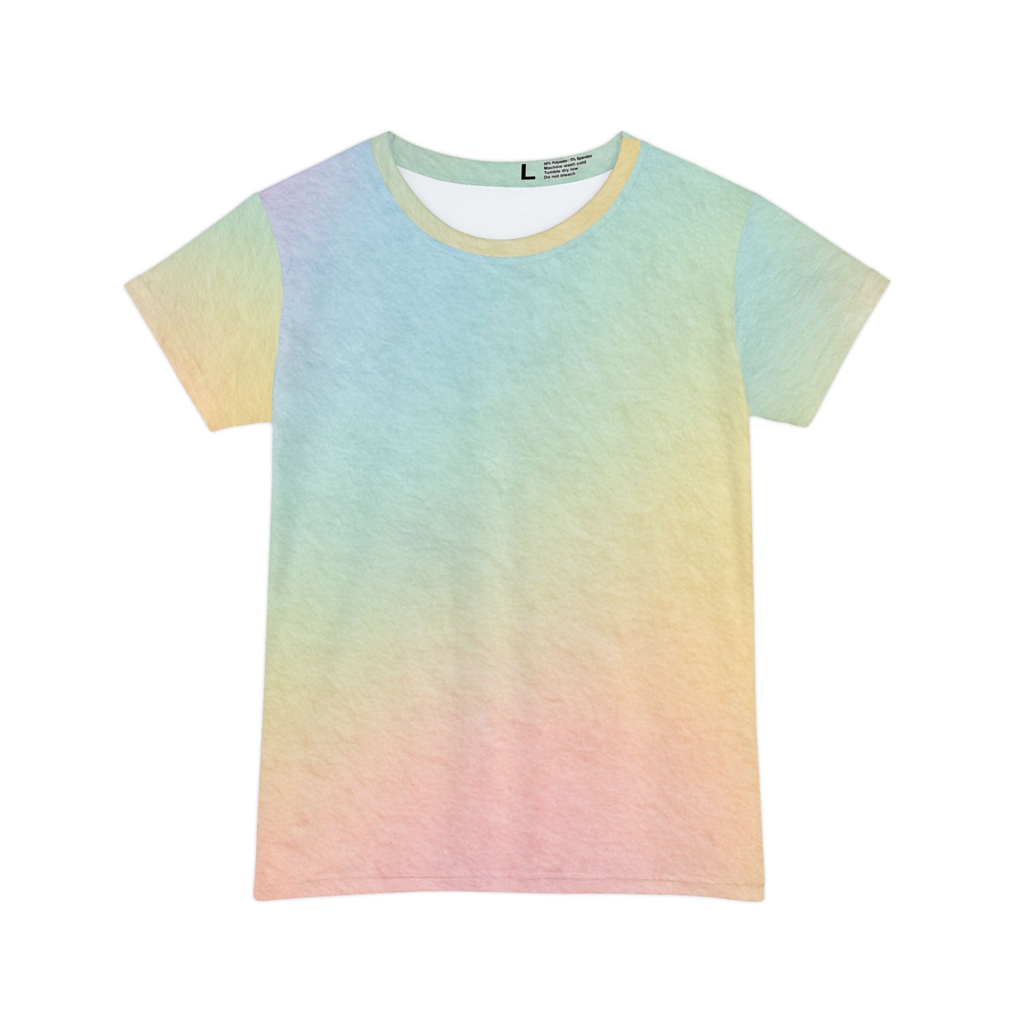 Printify Pastel Rainbow Tie-Dye Tee 2025