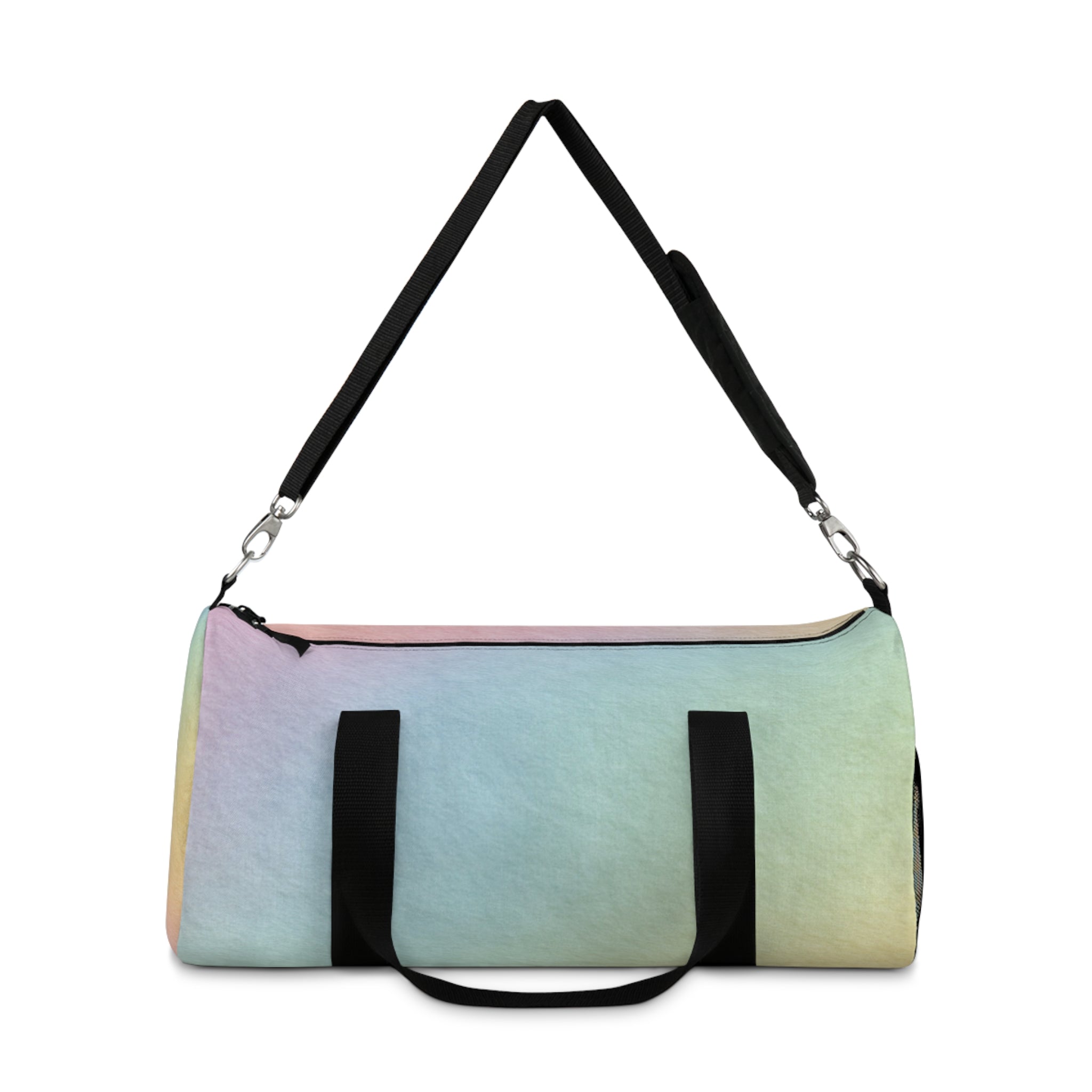 Printify Pastel Rainbow Travel Duffel Bag 2025