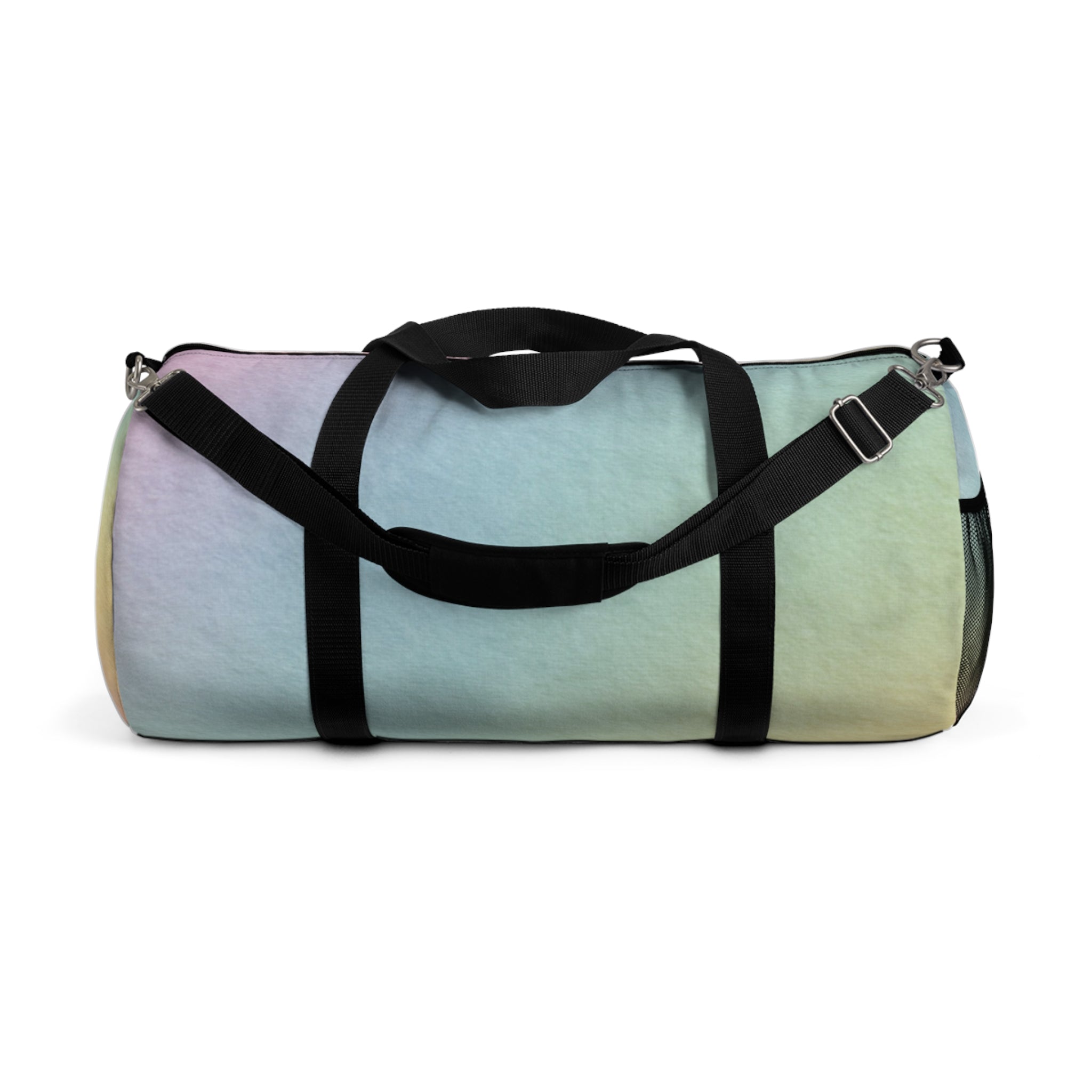 Printify Pastel Rainbow Travel Duffel Bag 2025