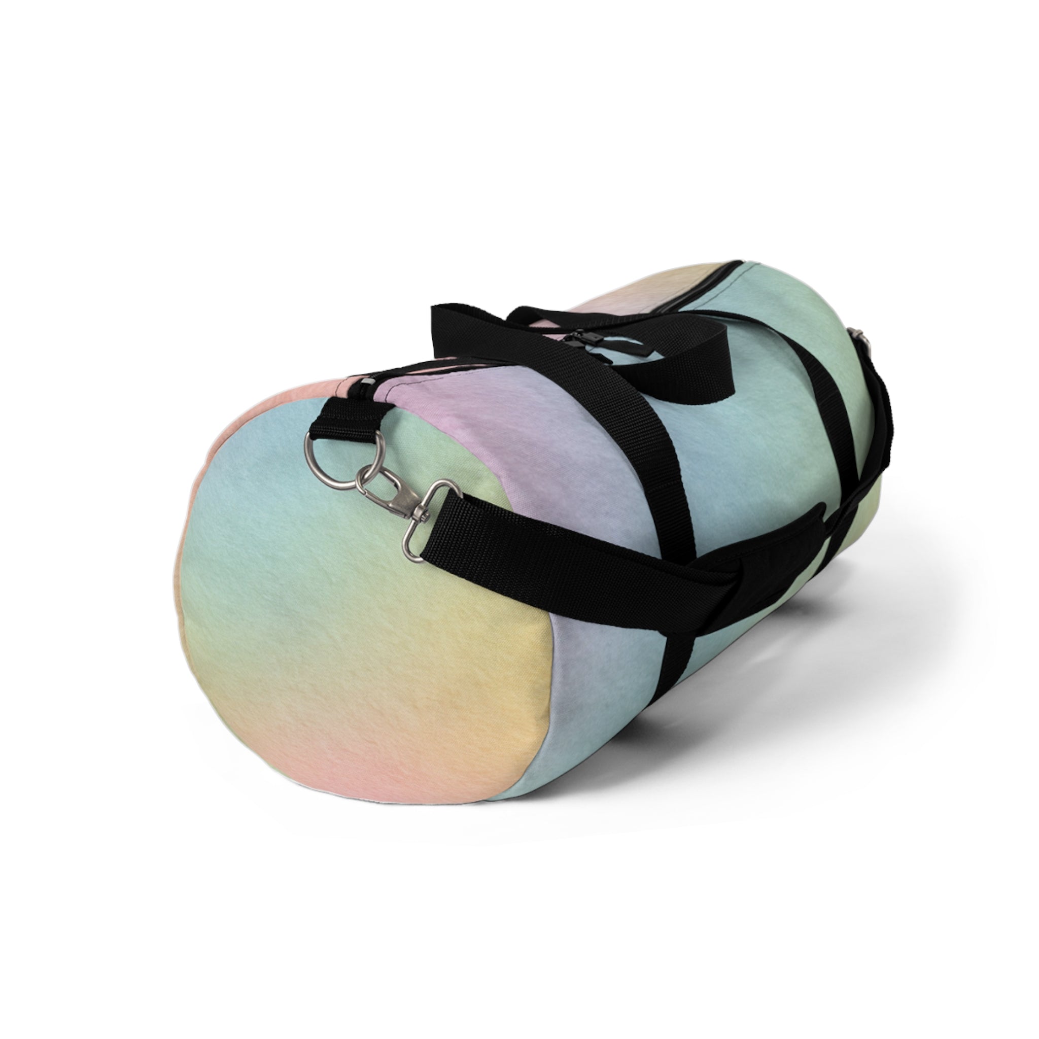 Printify Pastel Rainbow Travel Duffel Bag 2025