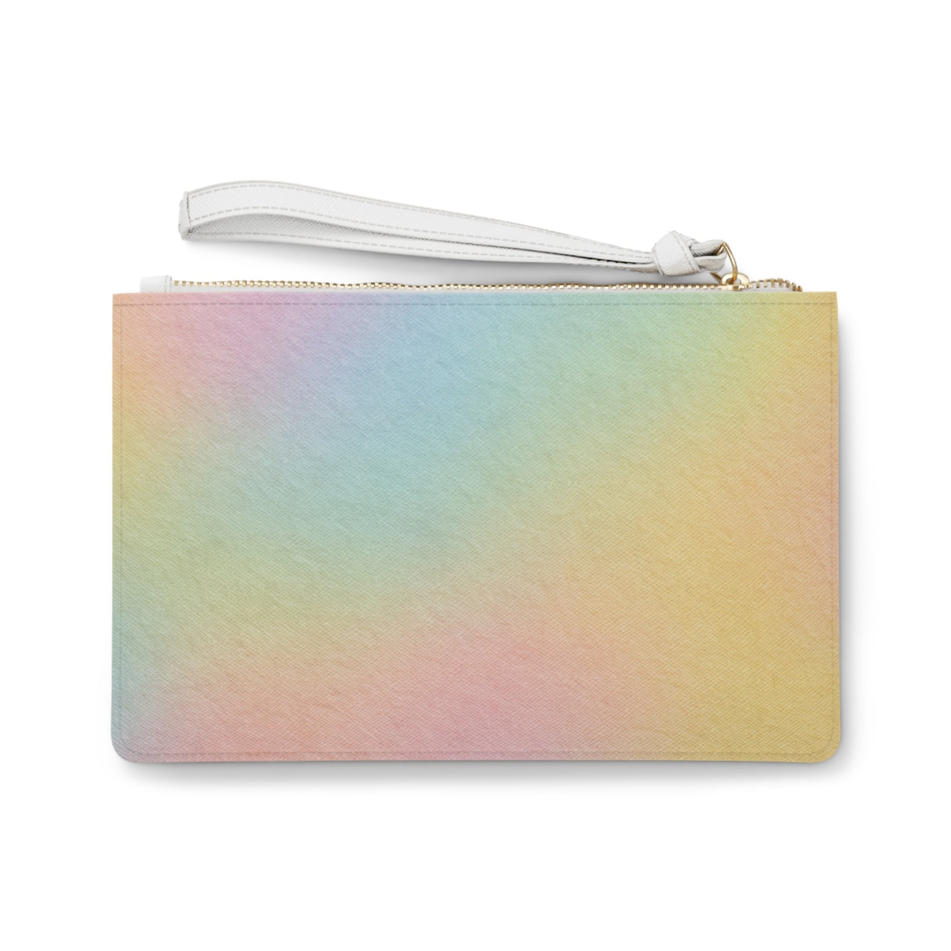 Printify Pastel Rainbow Wristlet Clutch Bag 2025
