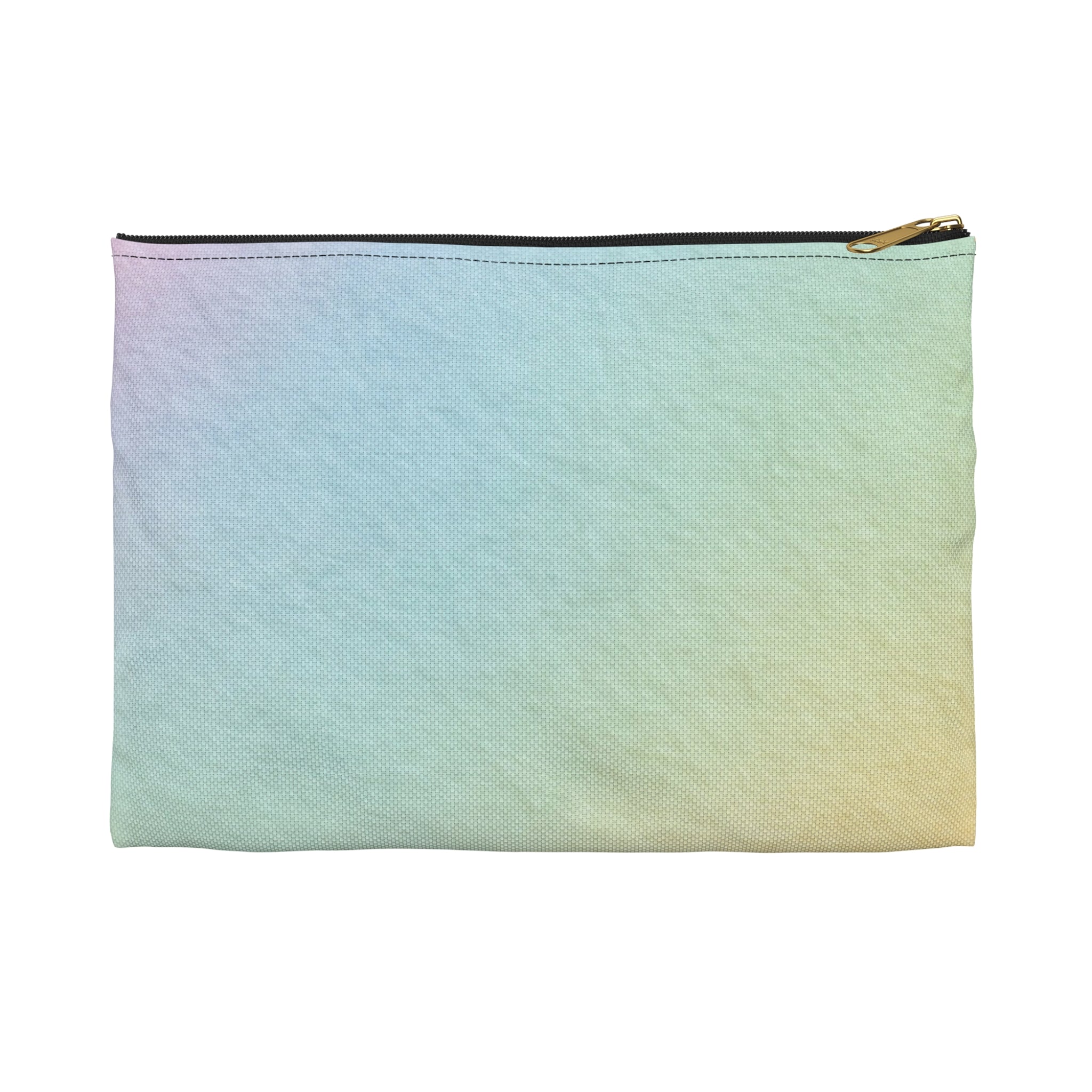 Pastel Rainbow Zipper Pouch, Artsulli - Art is Long, Life is Short, Bags, Size, Small, Color, Black zipper, , , 24929256449111330858