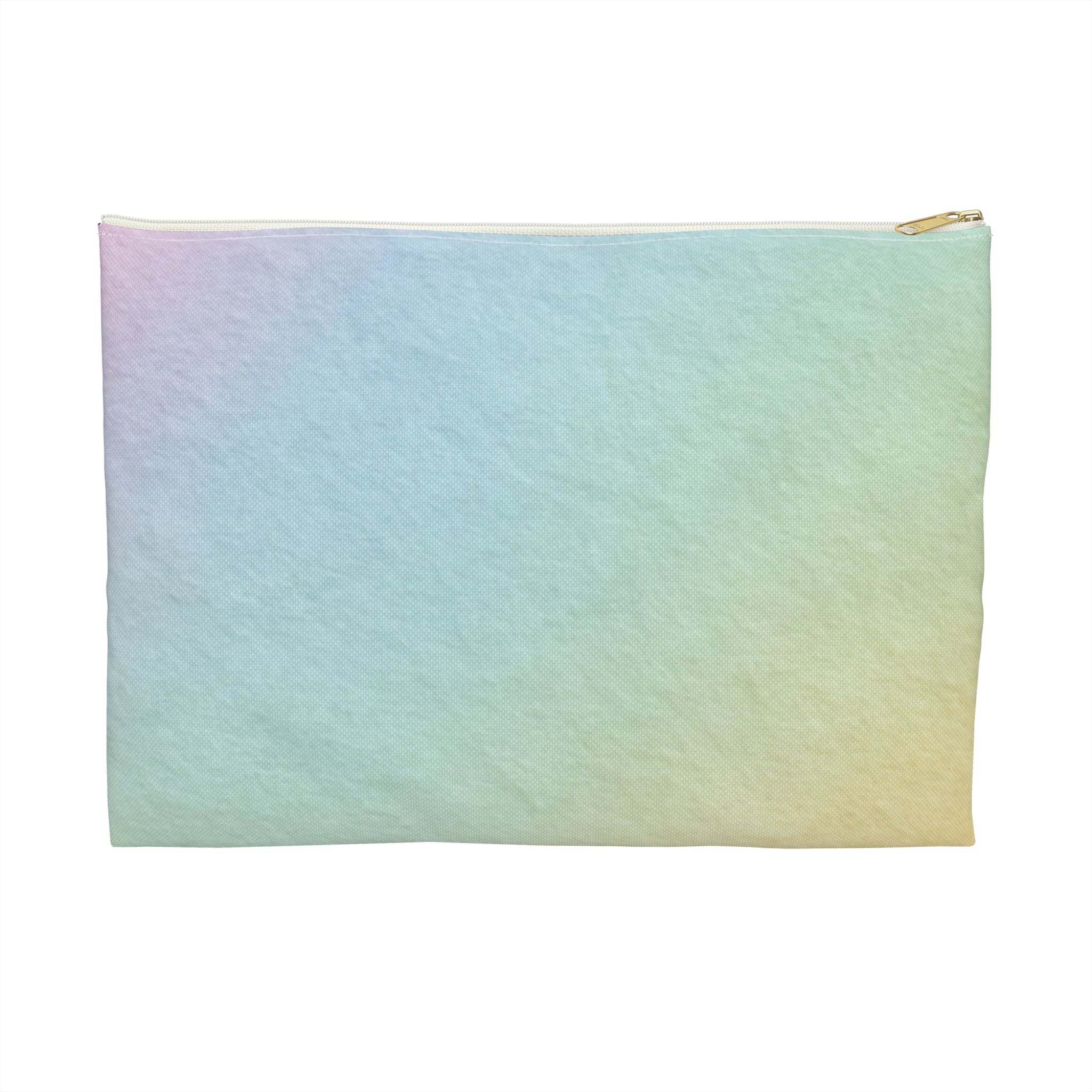 Pastel Rainbow Zipper Pouch, Artsulli - Art is Long, Life is Short, Bags, Size, Large, Color, White zipper, , , 20238634890337110874