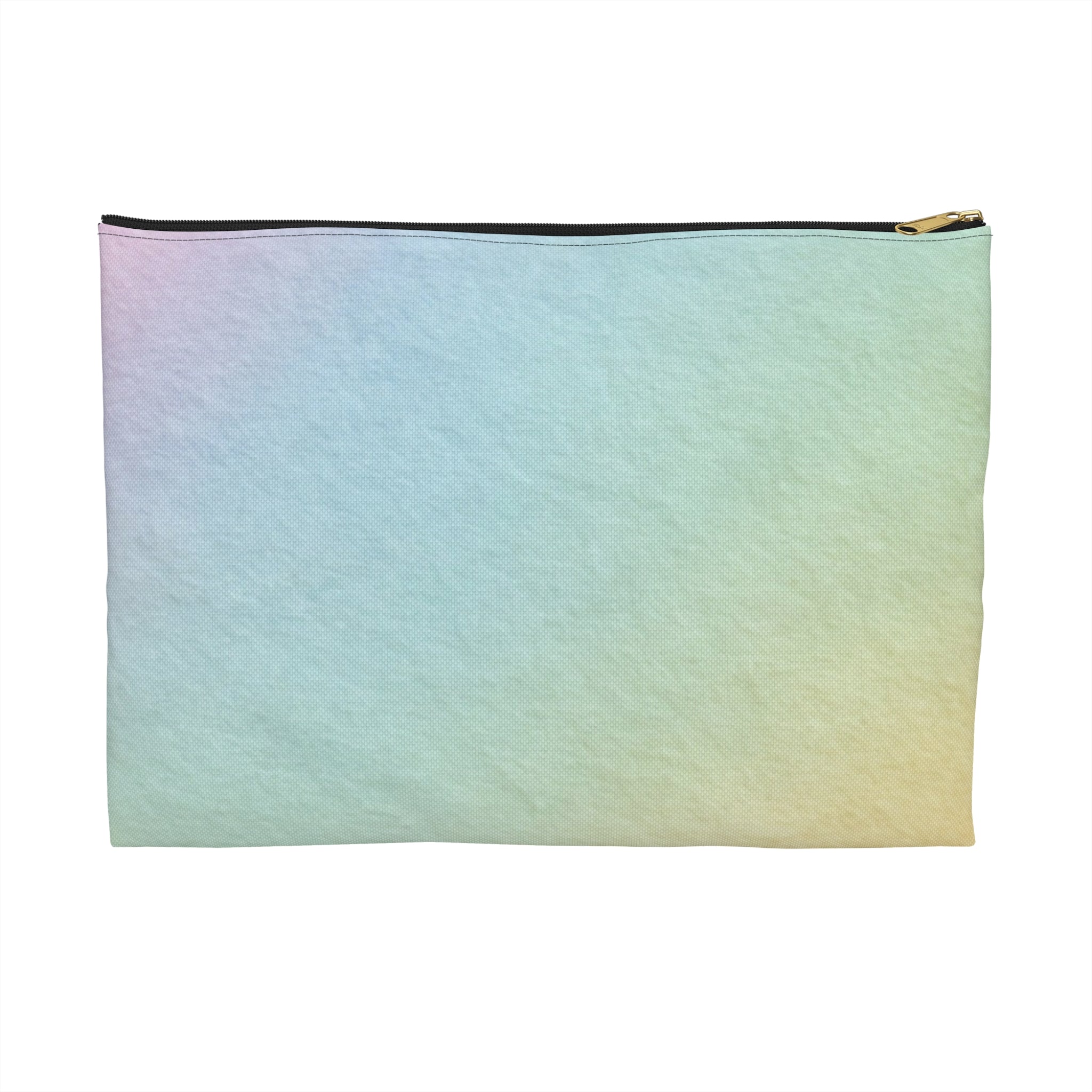 Pastel Rainbow Zipper Pouch, Artsulli - Art is Long, Life is Short, Bags, Size, Large, Color, Black zipper, , , 33171593272862781950