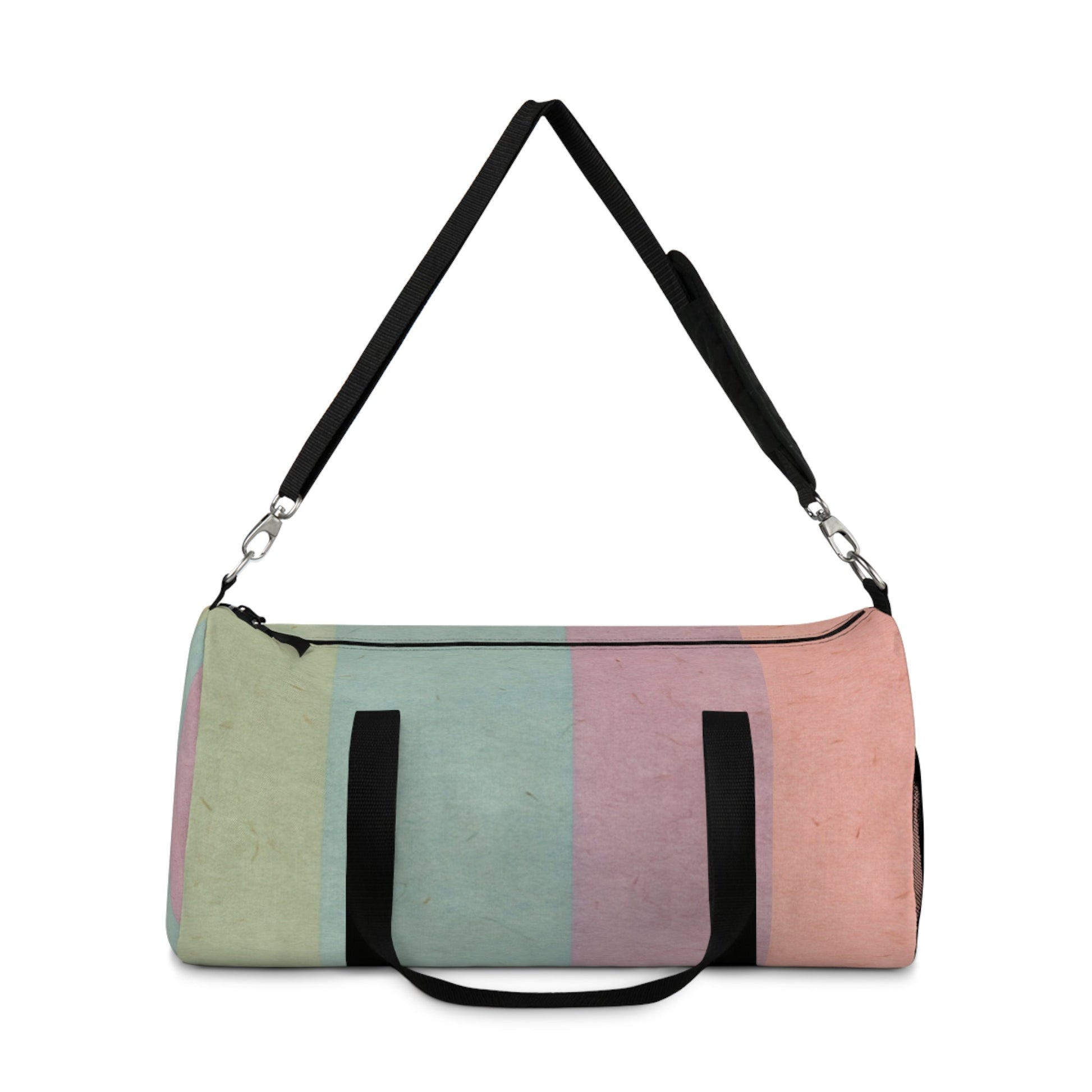 Printify Pastel Stripe Duffel Bag 2025