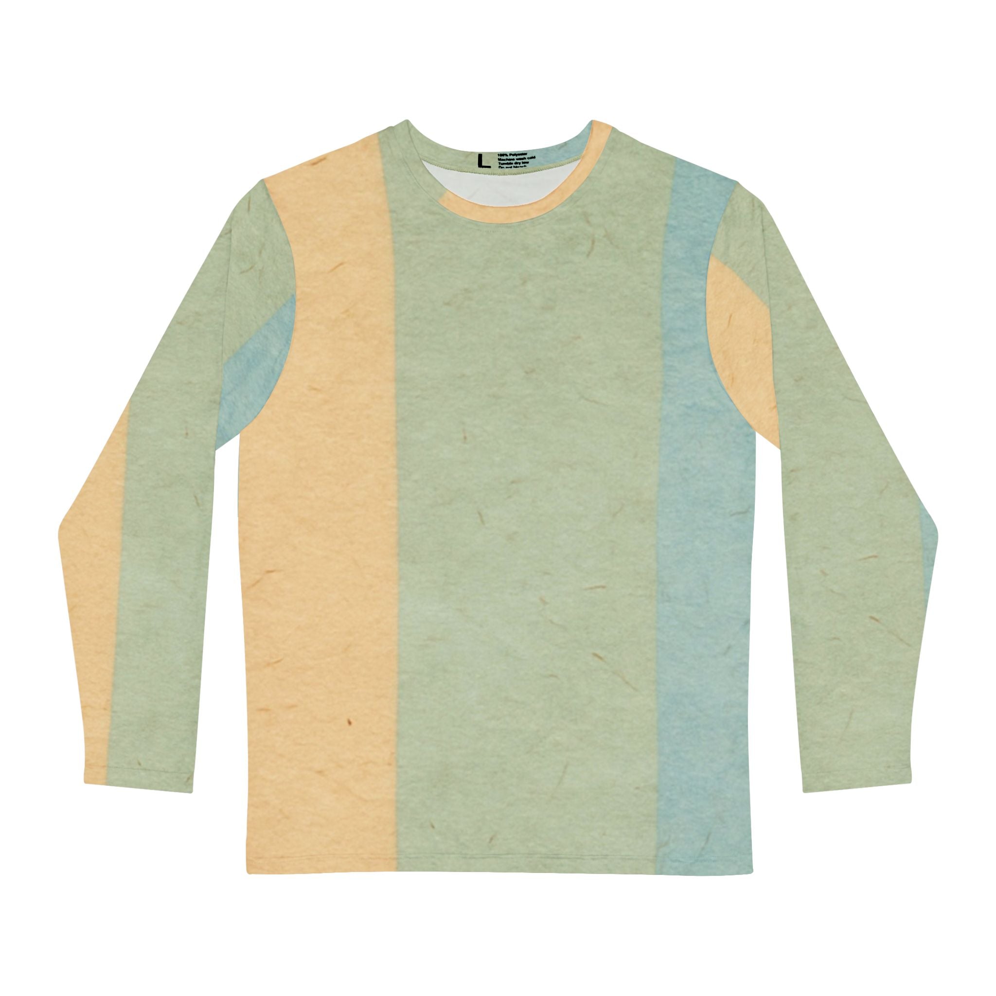 Printify Pastel Striped Brushed Long Sleeve Tee 2025