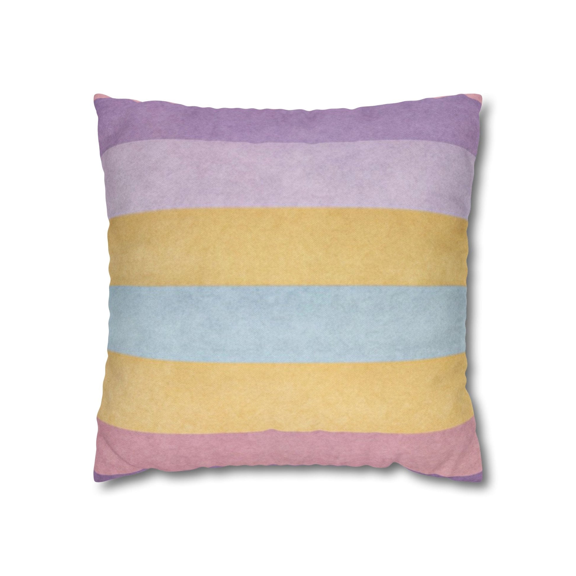 Pastel Striped Throw Pillow, Artsulli - Art is Long, Life is Short, Home Decor, Size, 16" × 16", , , , , 31895280942838095719
