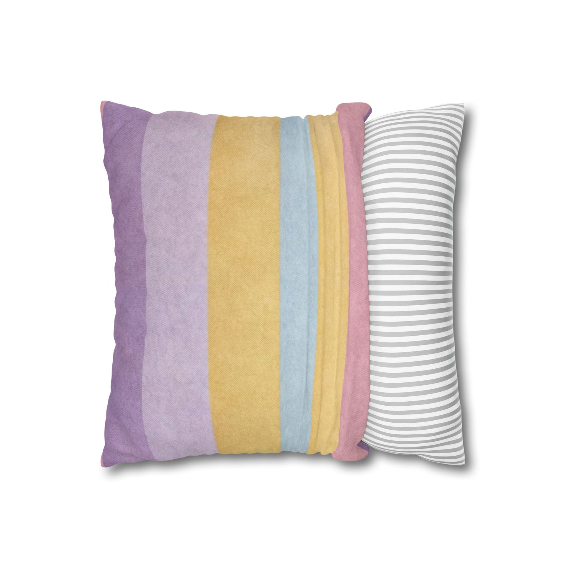 Pastel Striped Throw Pillow, Artsulli - Art is Long, Life is Short, Home Decor, , , , , , , 