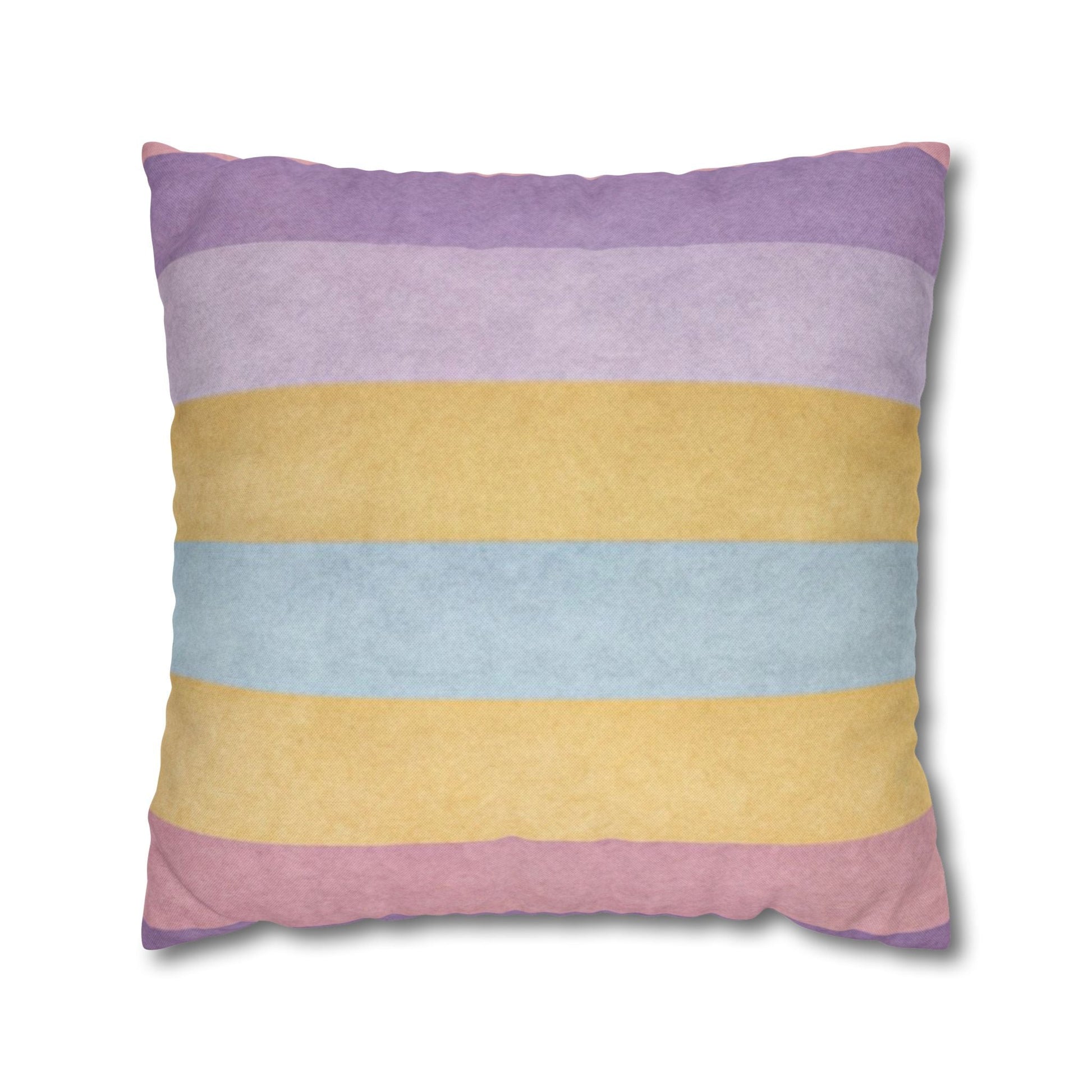 Pastel Striped Throw Pillow, Artsulli - Art is Long, Life is Short, Home Decor, Size, 20" × 20", , , , , 23517435162941945358