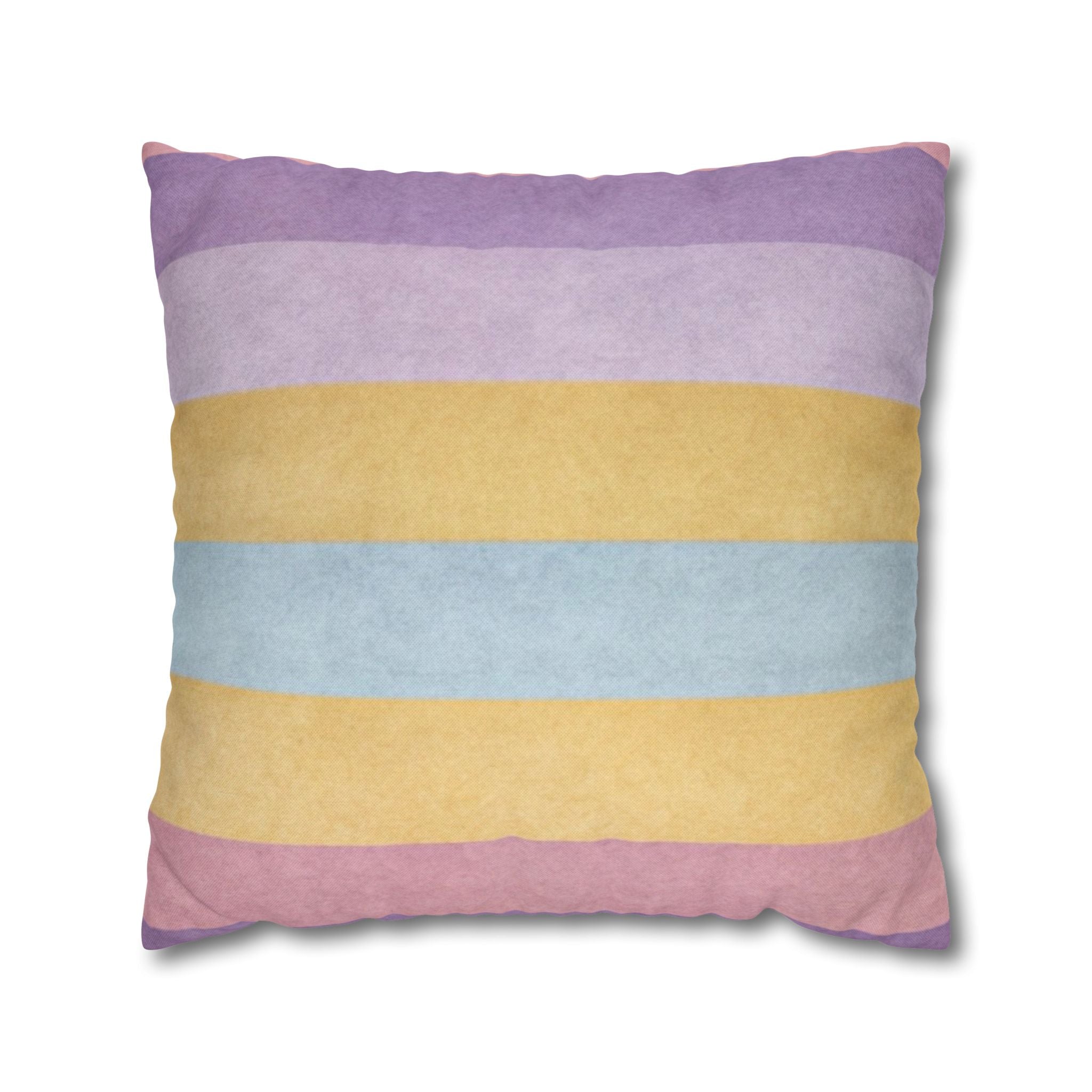 Pastel Striped Throw Pillow, Artsulli - Art is Long, Life is Short, Home Decor, Size, 20" × 20", , , , , 23517435162941945358