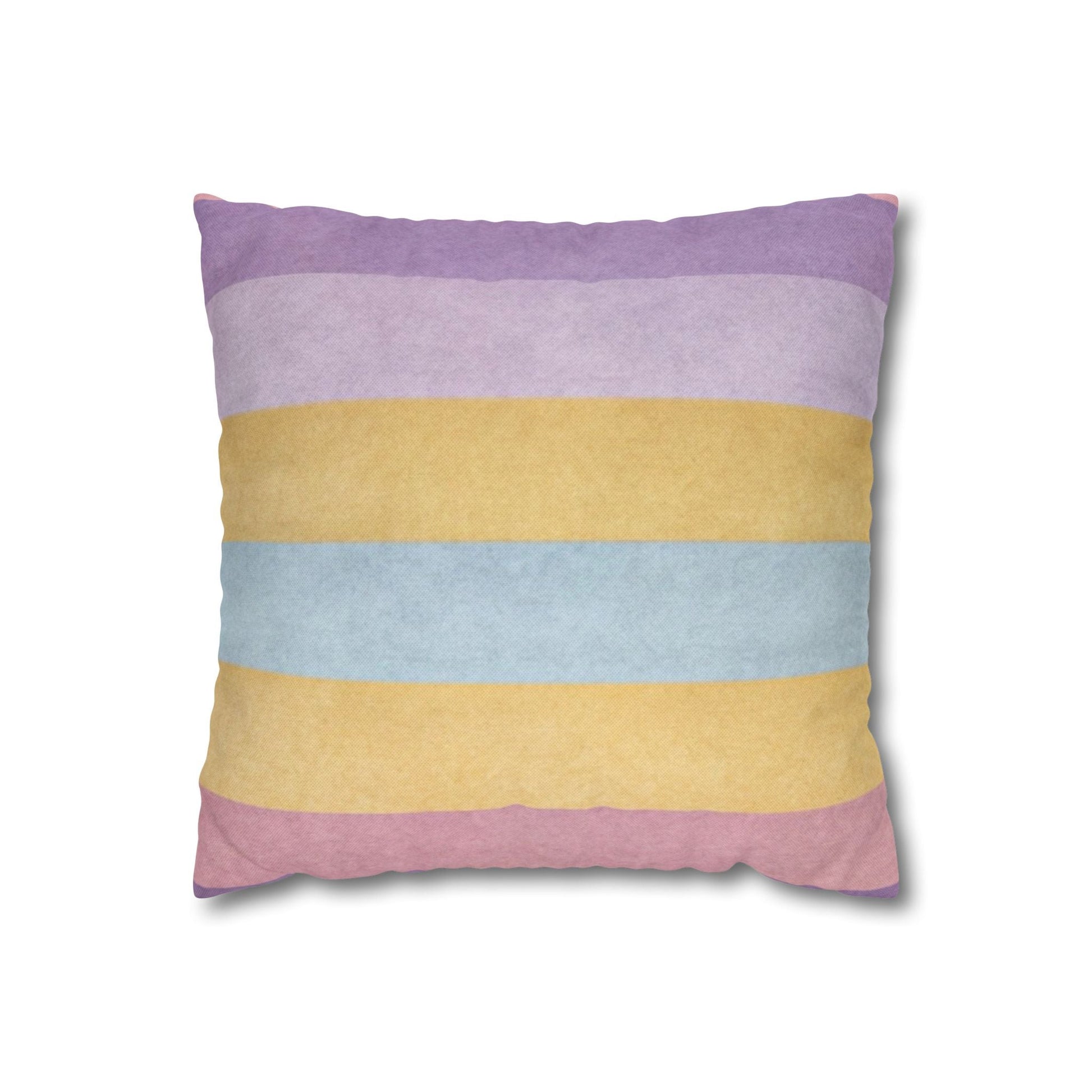 Pastel Striped Throw Pillow, Artsulli - Art is Long, Life is Short, Home Decor, Size, 14" × 14", , , , , 12828269315469209351